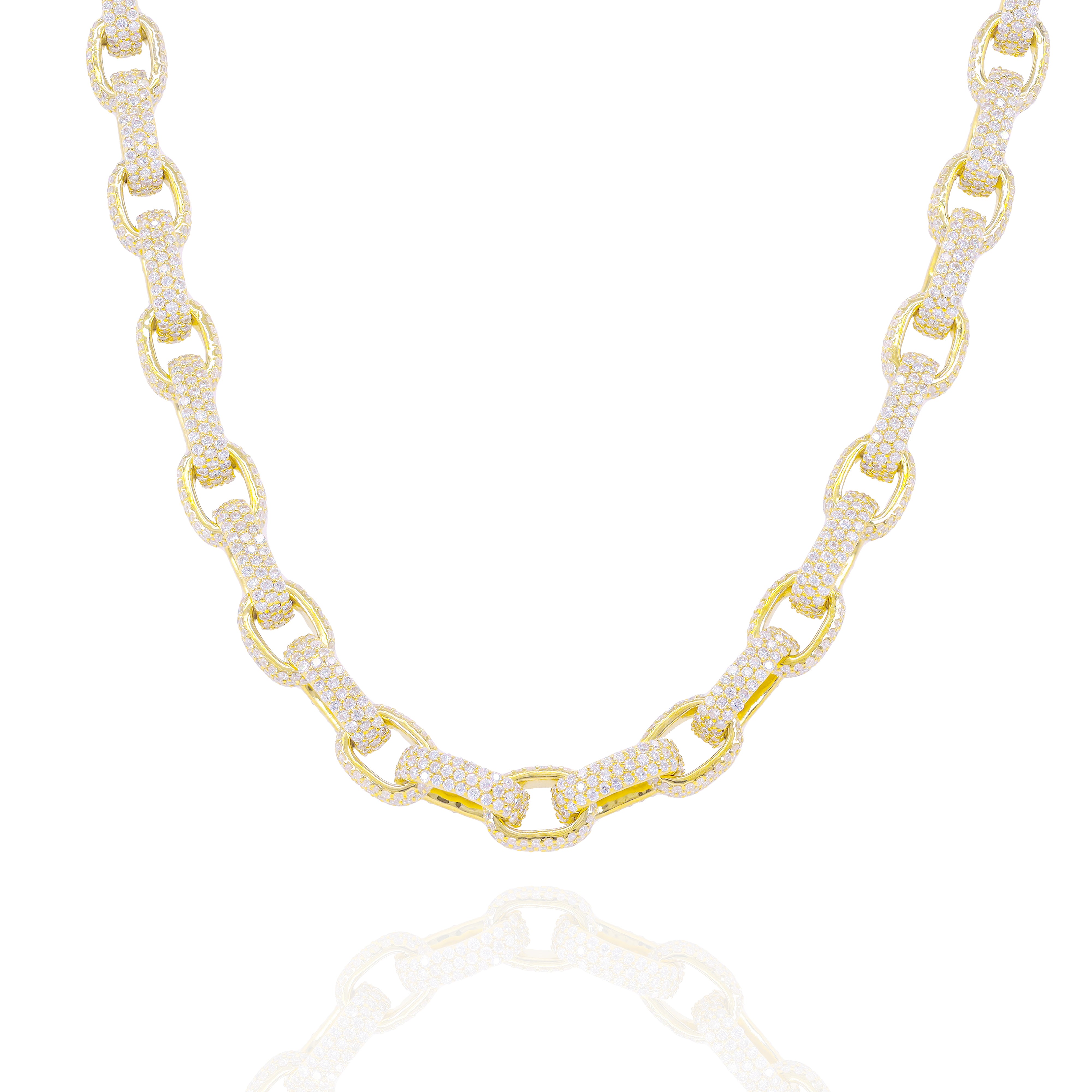 Diamond Hermes Link Chain