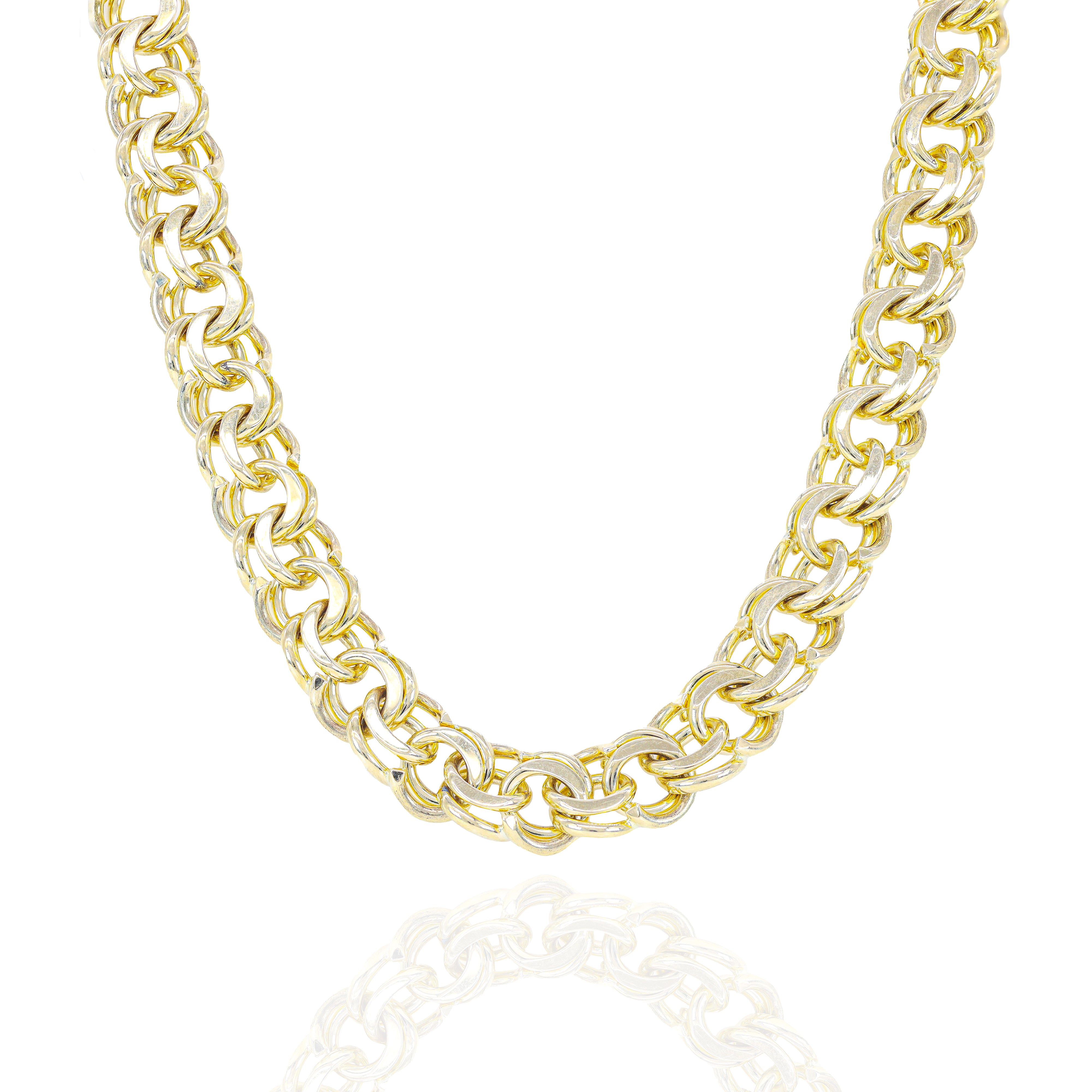 10KT Yellow Gold Solid Chino Chain
