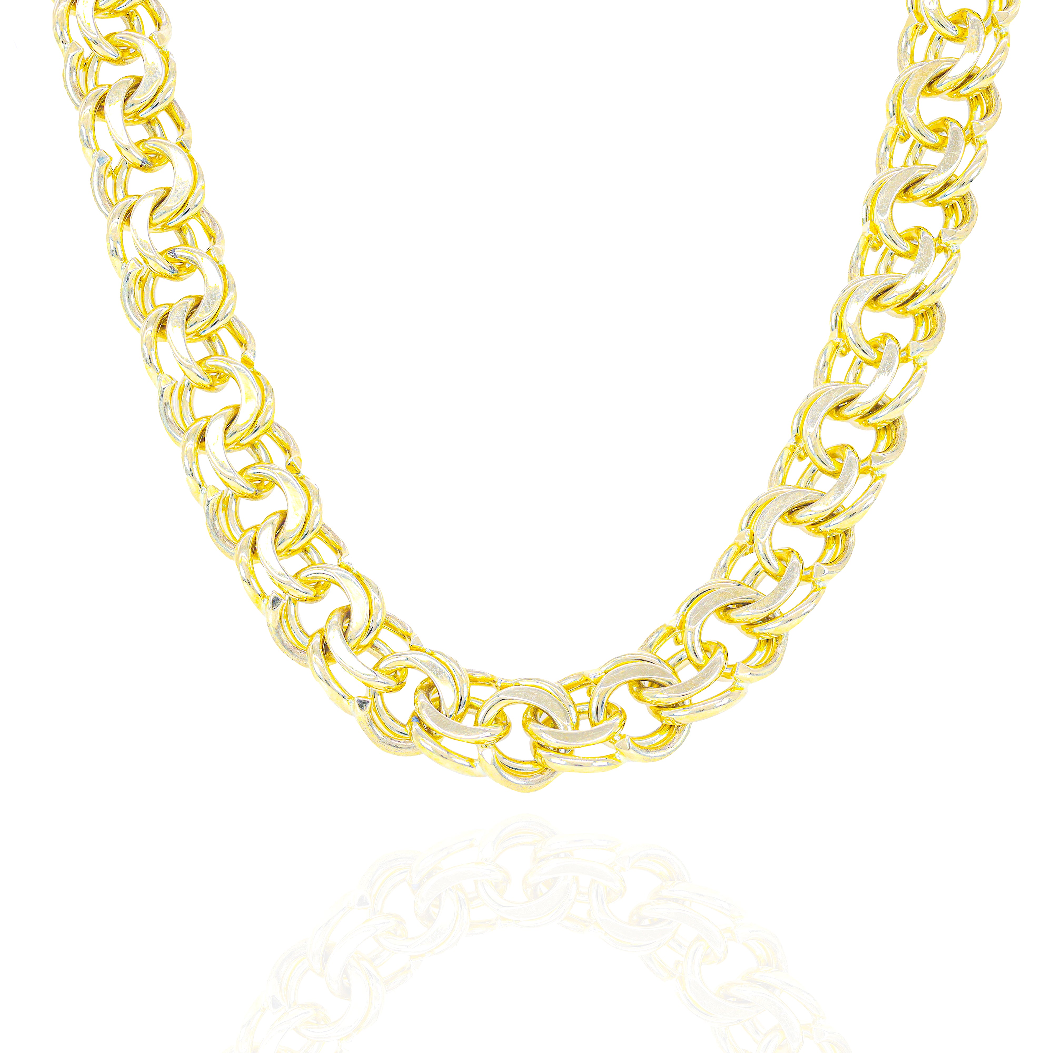 10KT Yellow Gold Solid Chino Chain