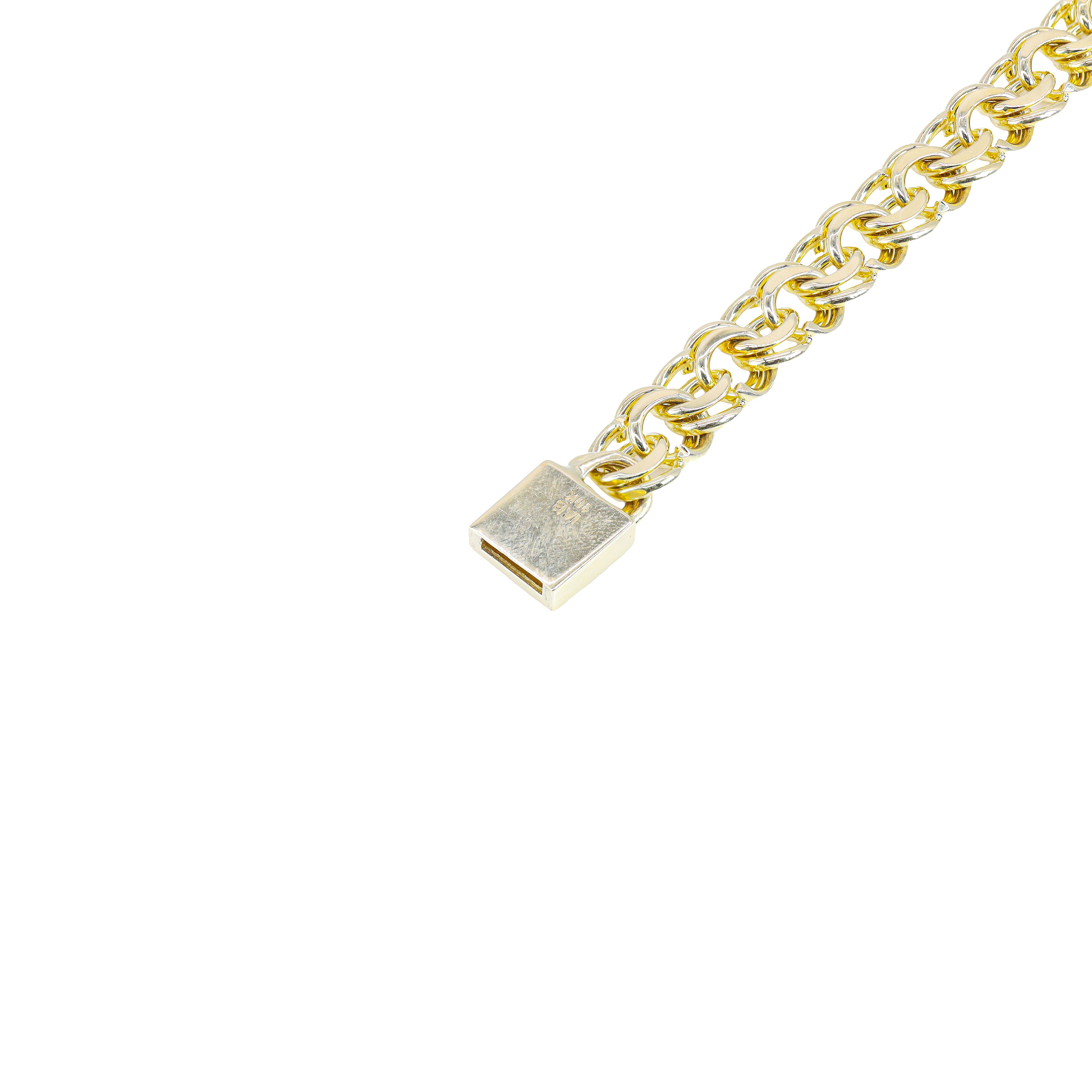 10KT Yellow Gold Solid Chino Chain