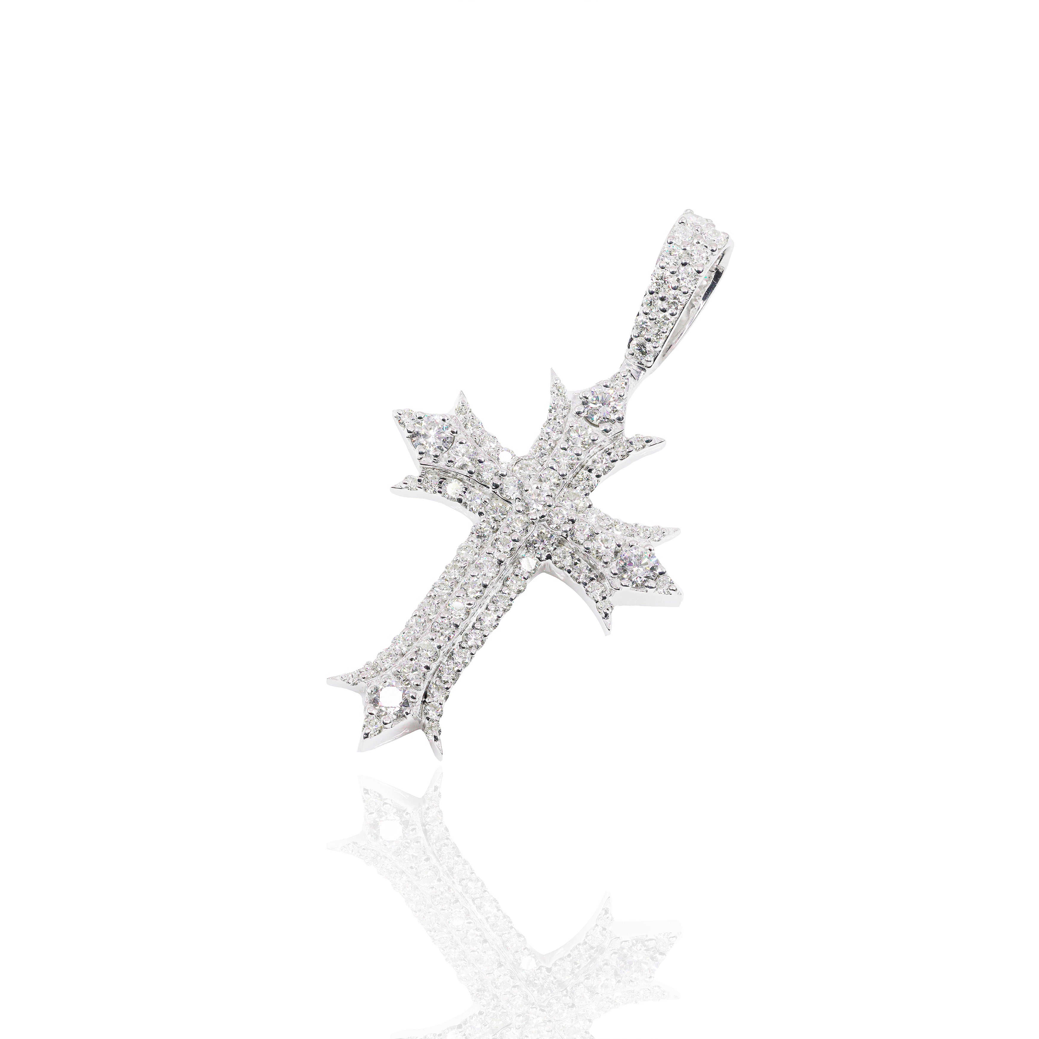 Royal Diamond Cross Pendant