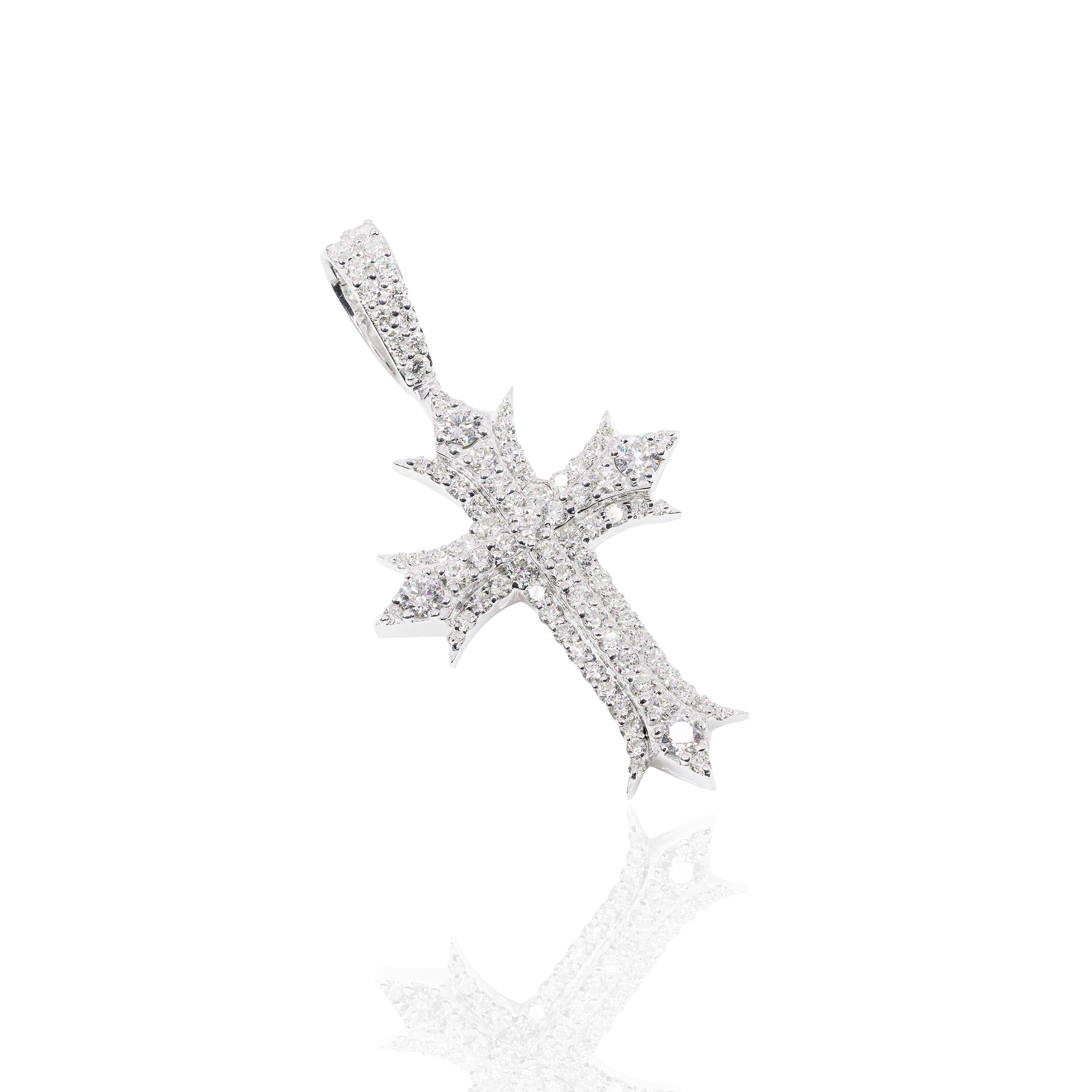 Royal Diamond Cross Pendant