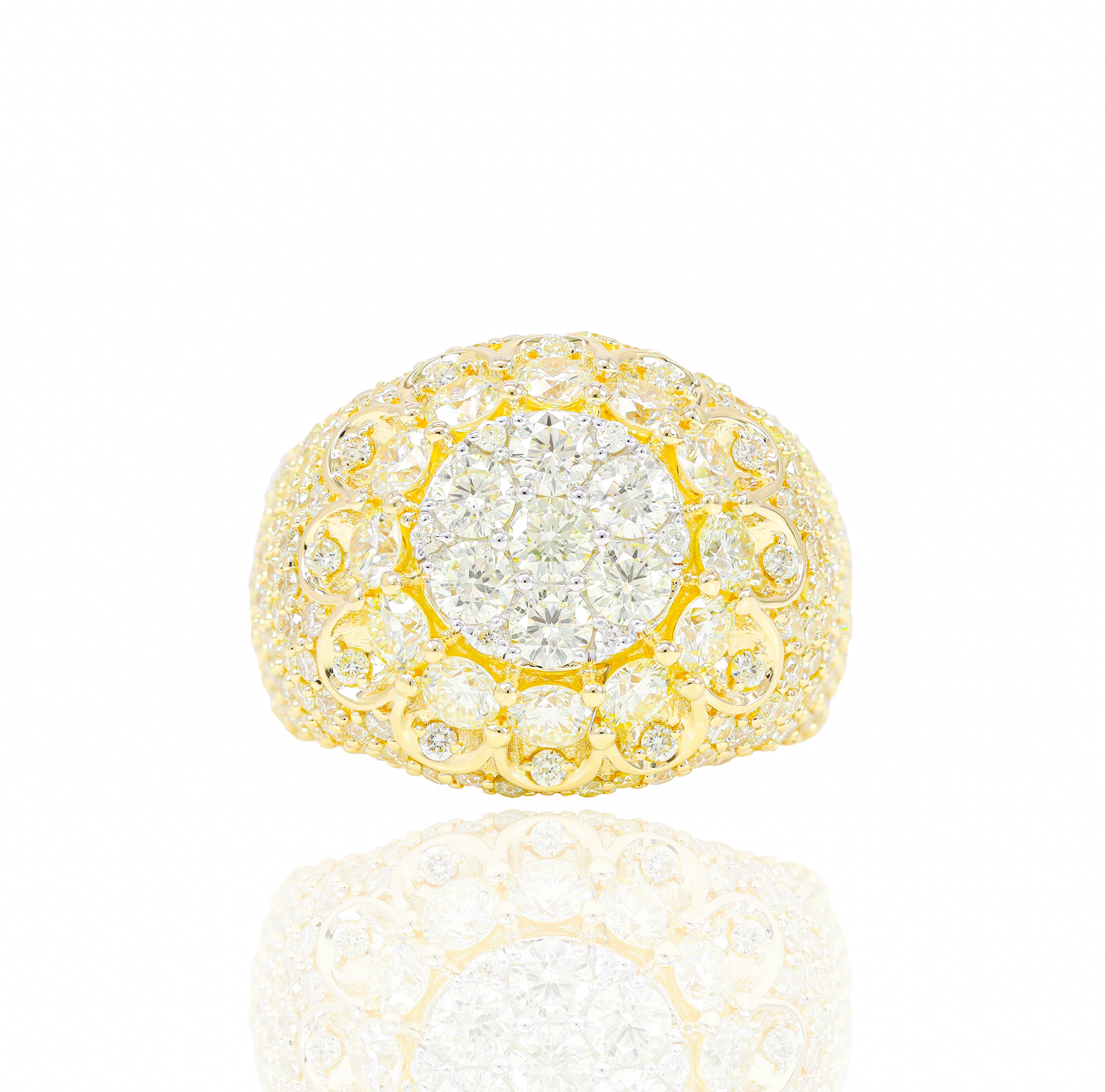 Pom Cluster Diamond Ring
