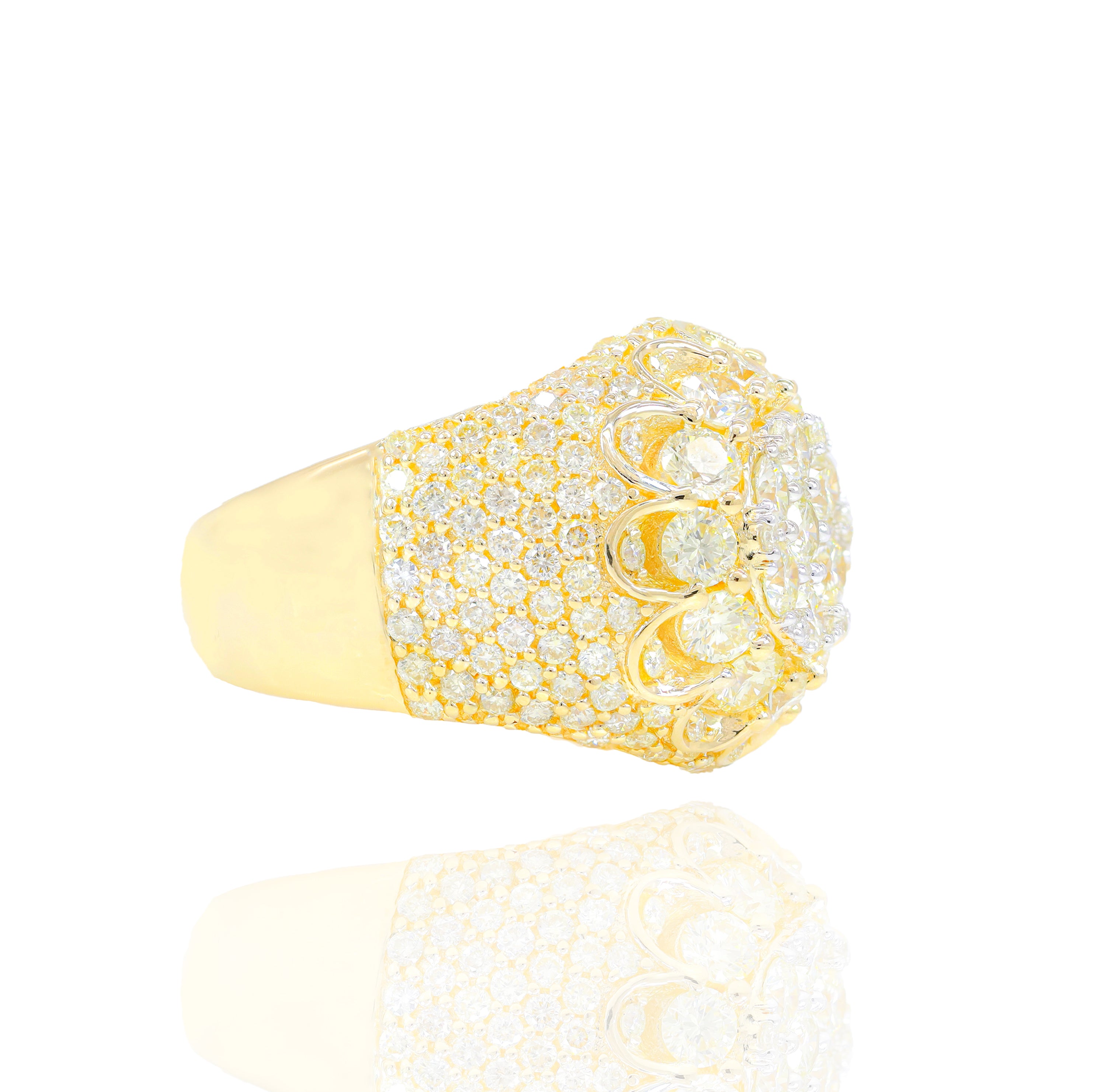 Pom Cluster Diamond Ring