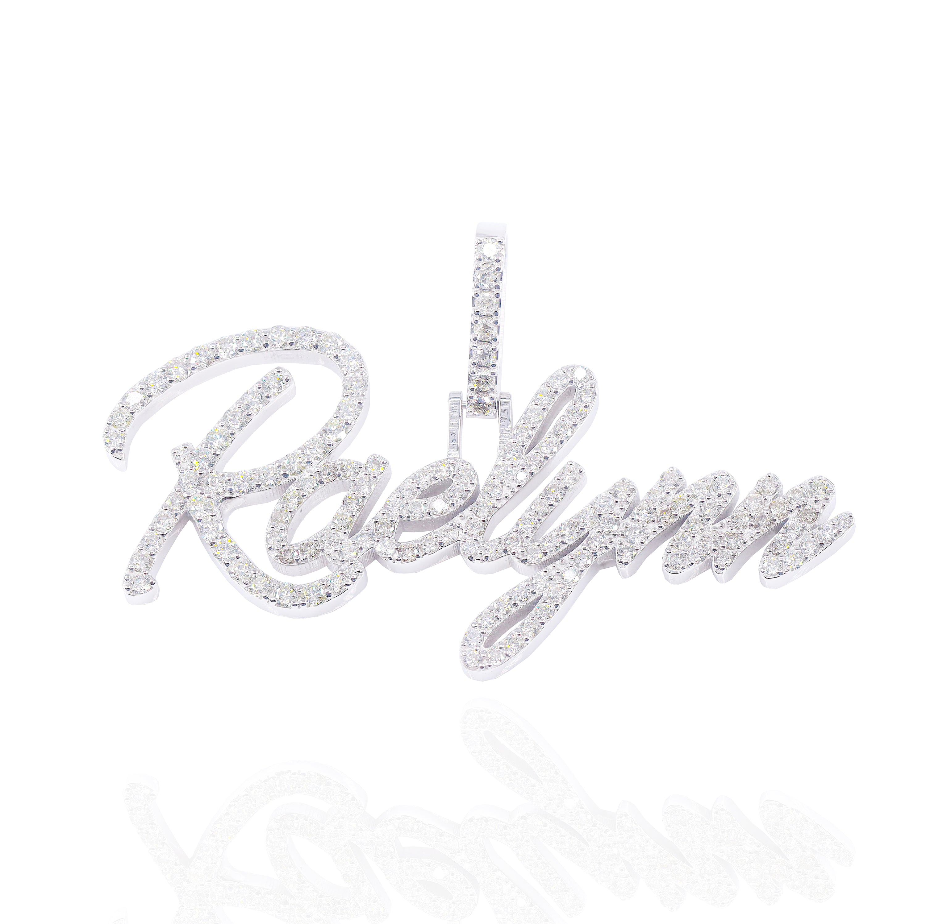 Custom Design Deposit - Diamond Name Pendant