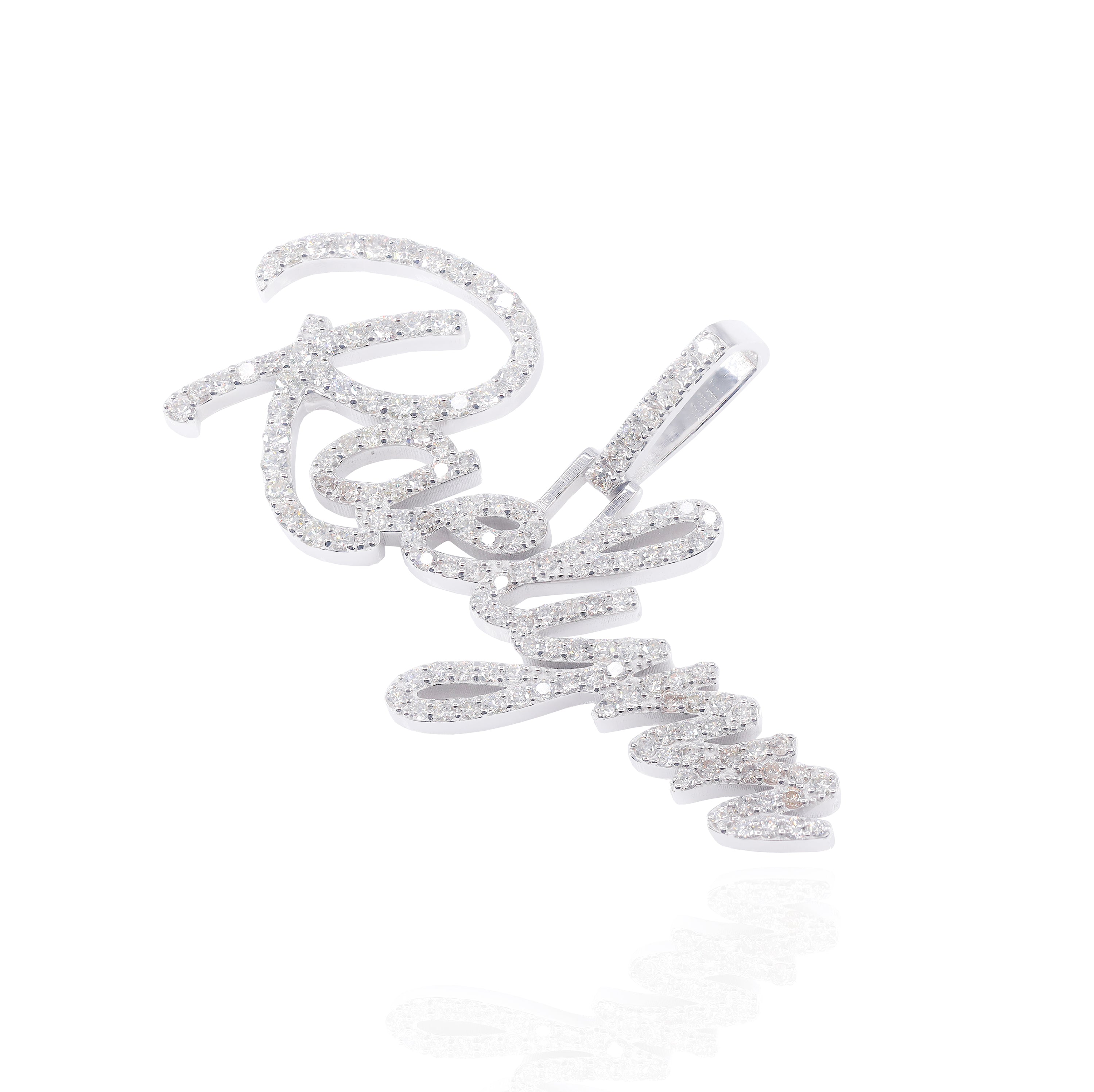 Custom Design Deposit - Diamond Name Pendant