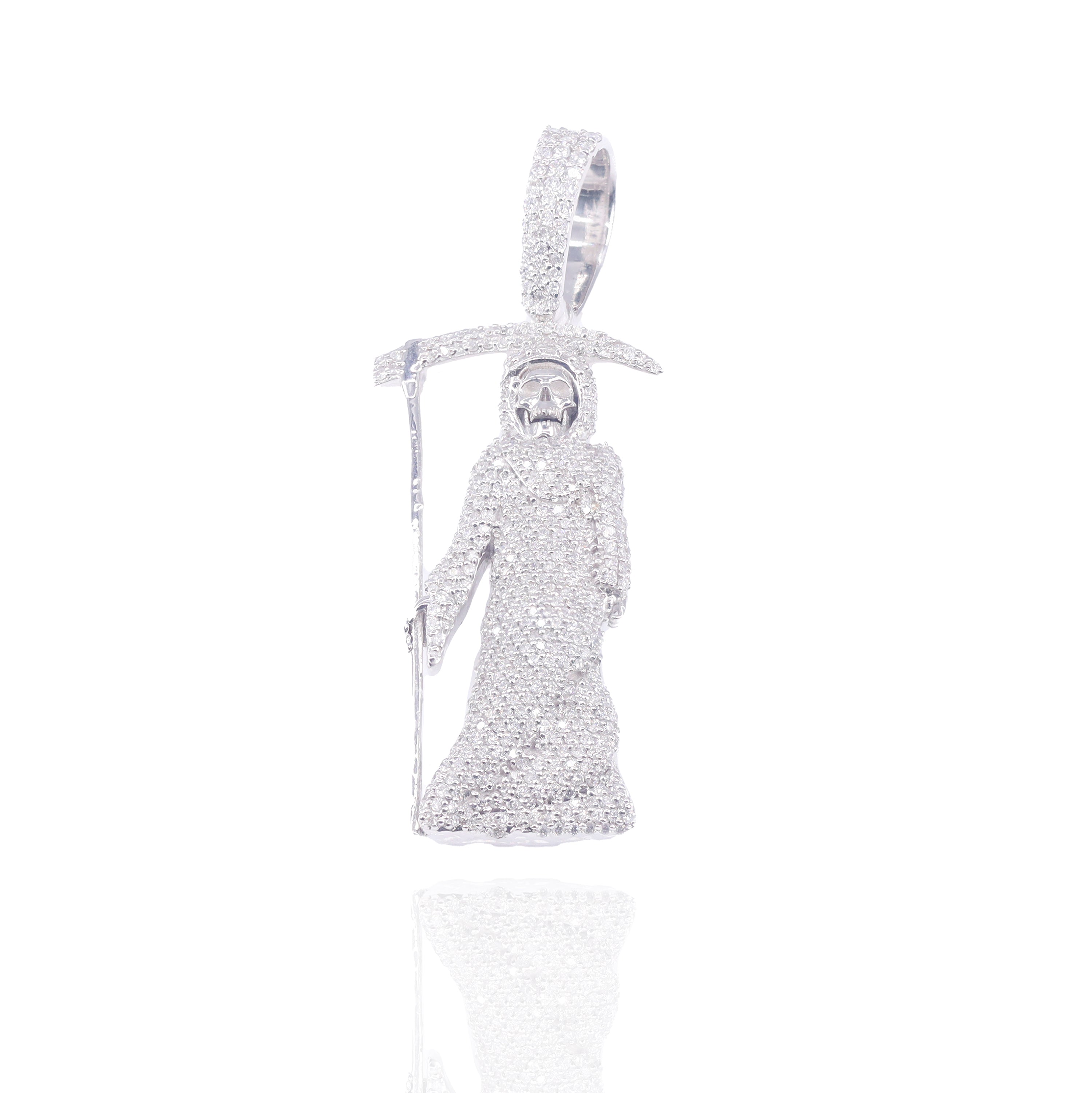 Grim Reaper Diamond Pendant