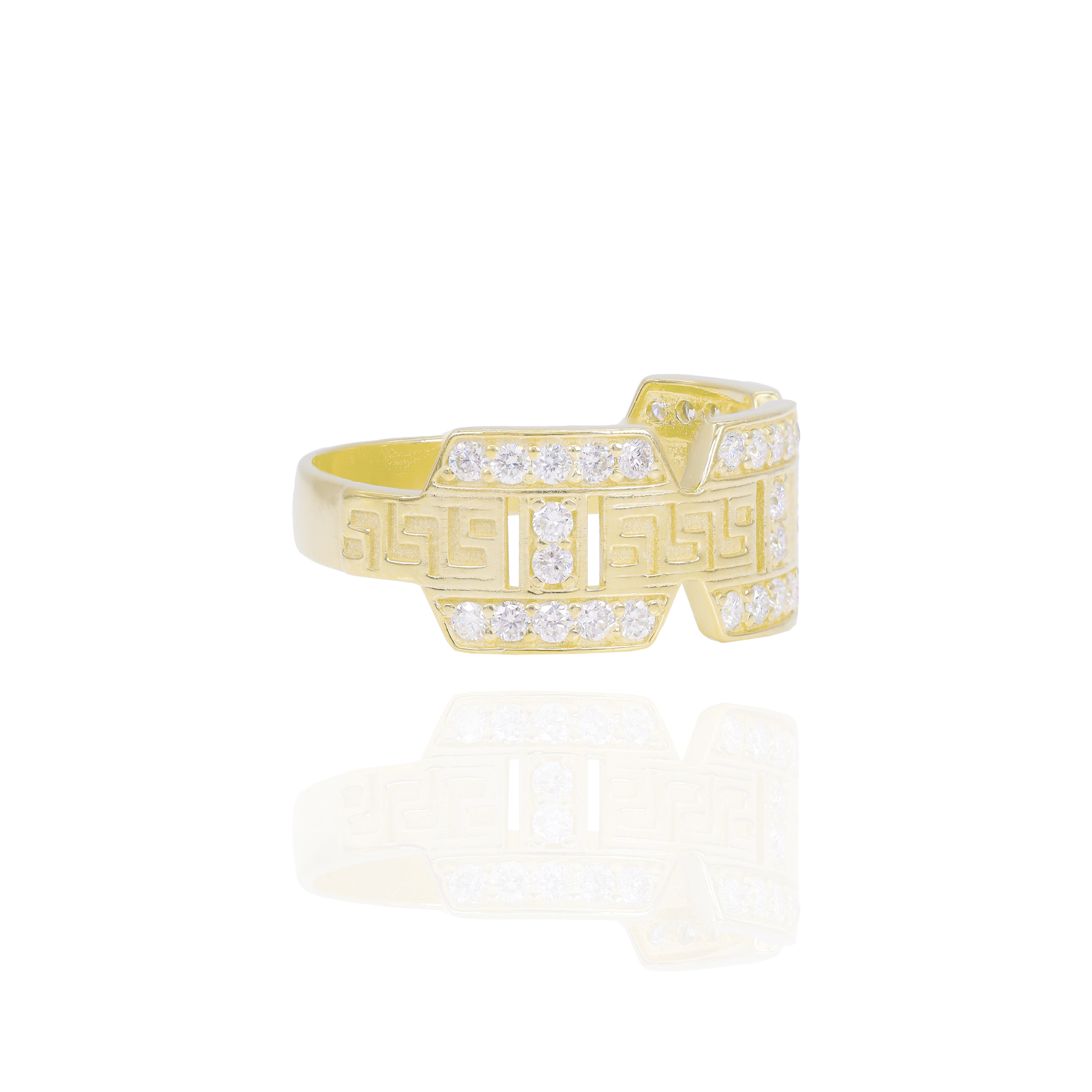 Diamond Roman Versace Ring