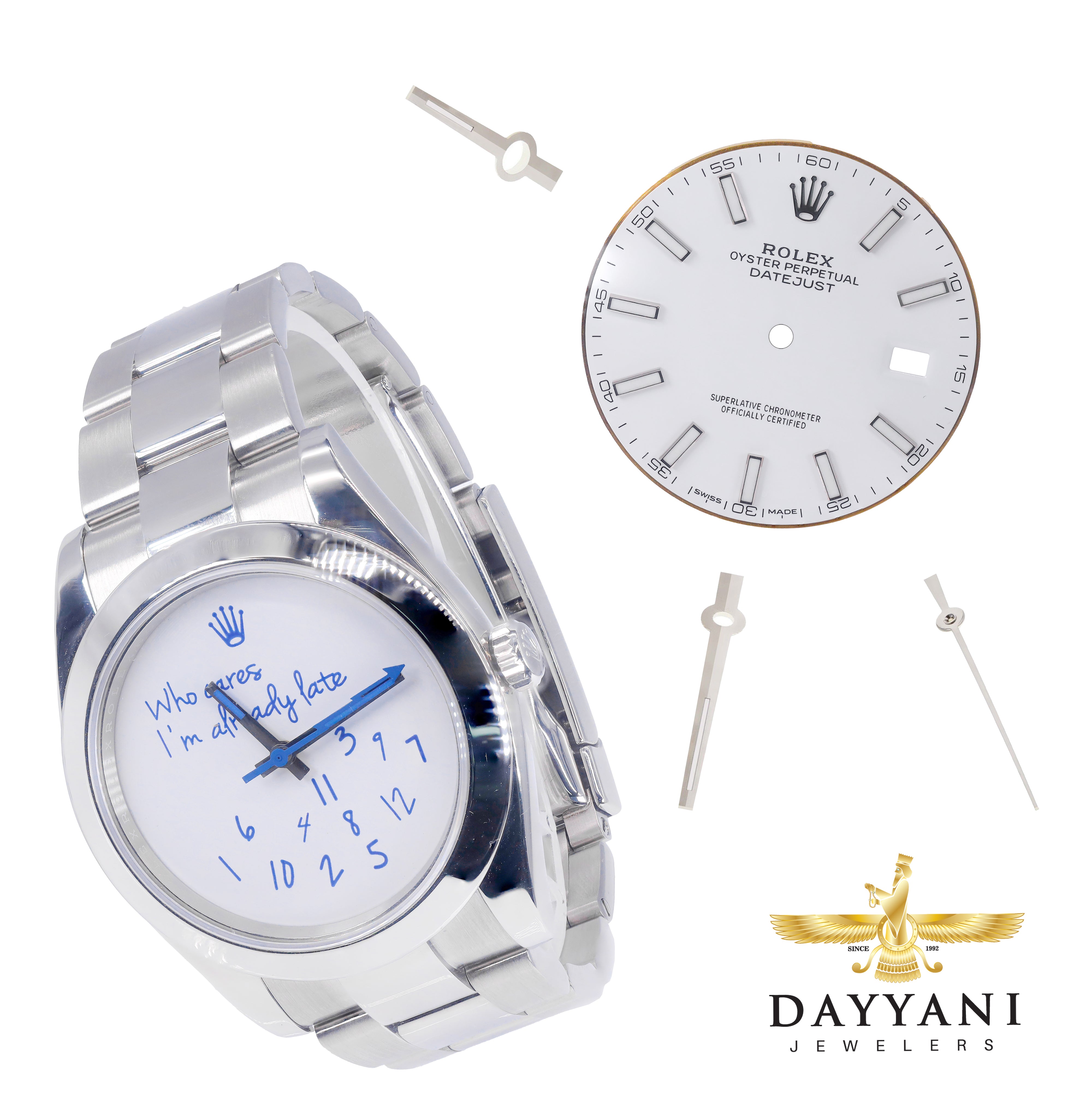 Rolex 126334 DateJust Colatte x Mad Paris Collaboration White Dial 41mm