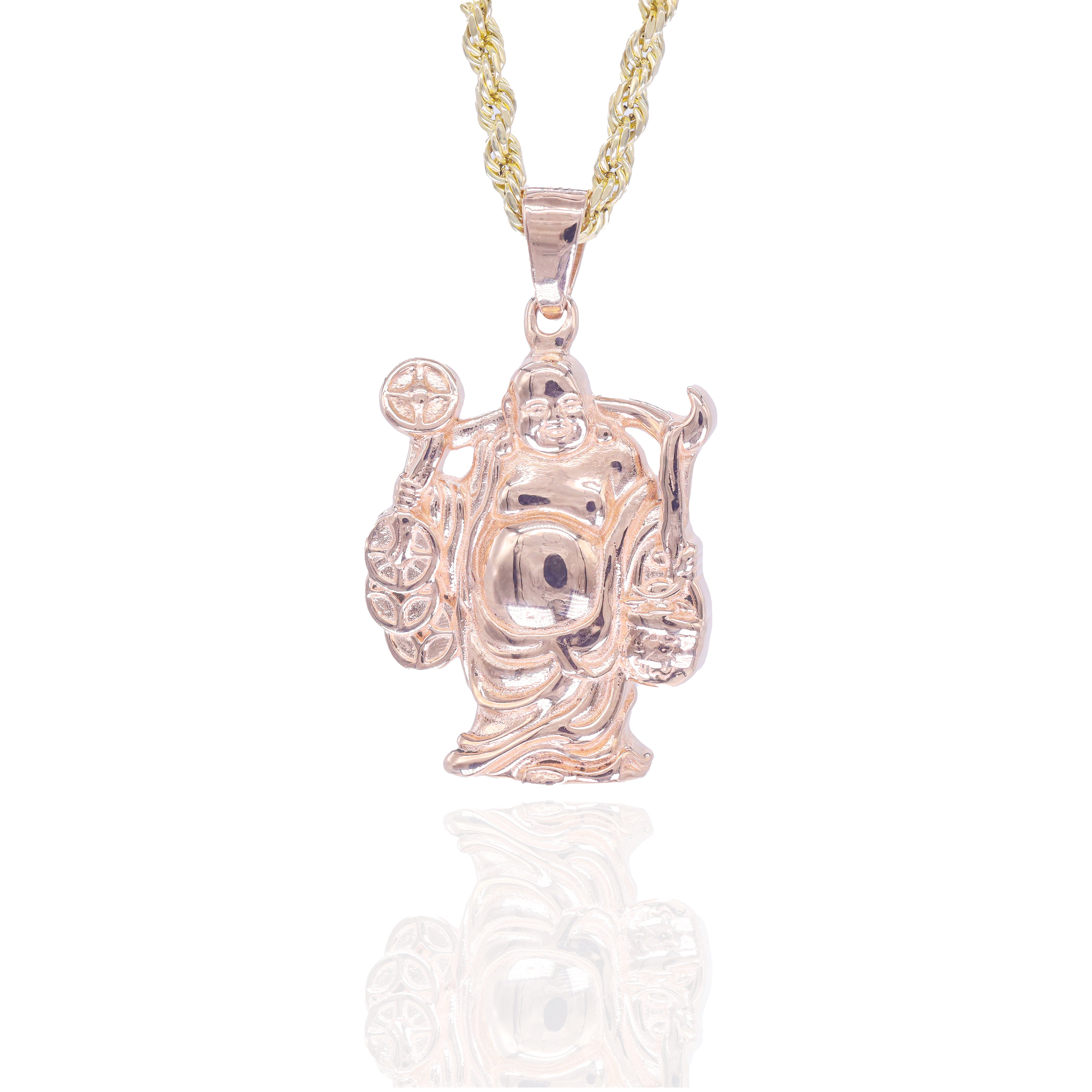 Gold Buddha Pendant