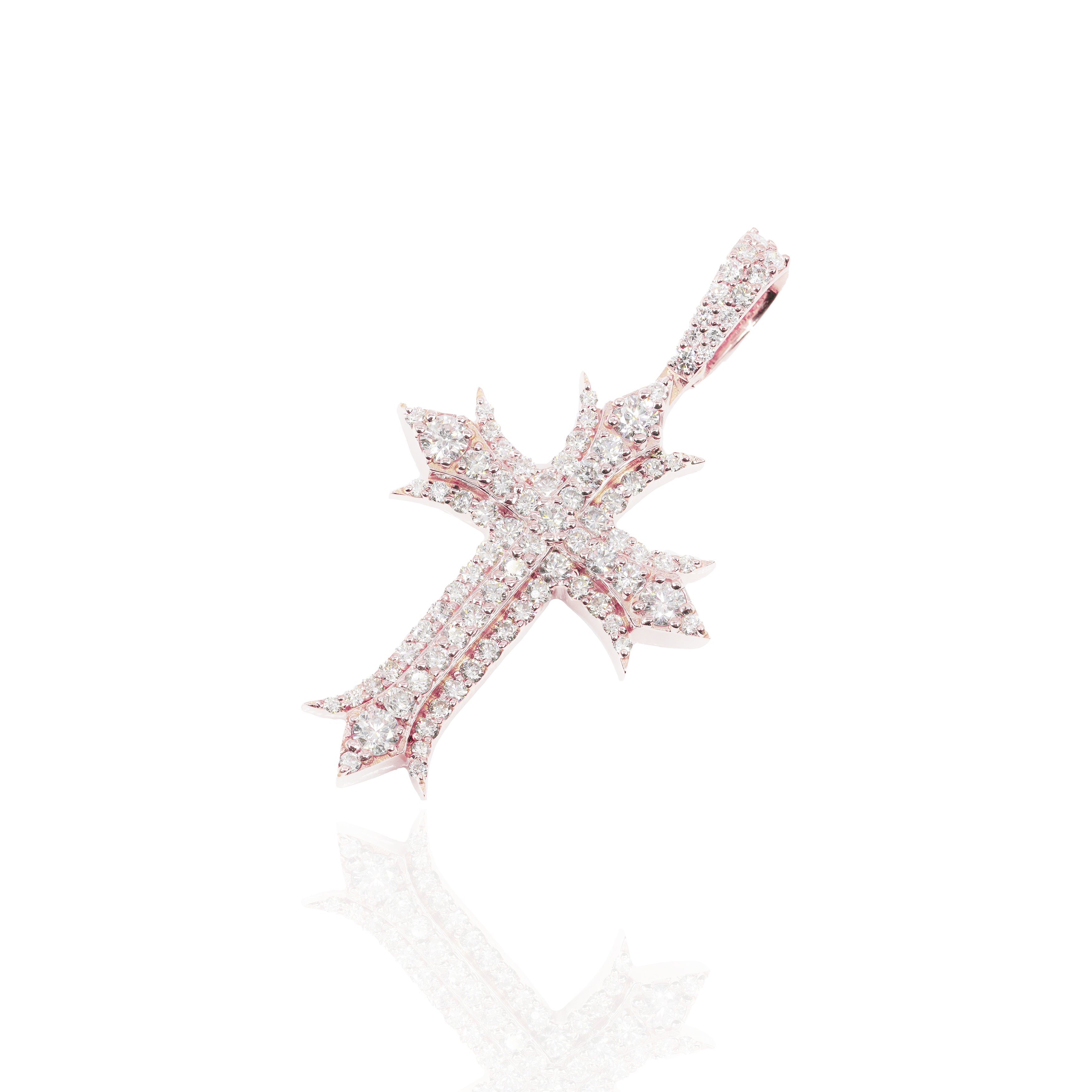 Royal Diamond Cross Pendant