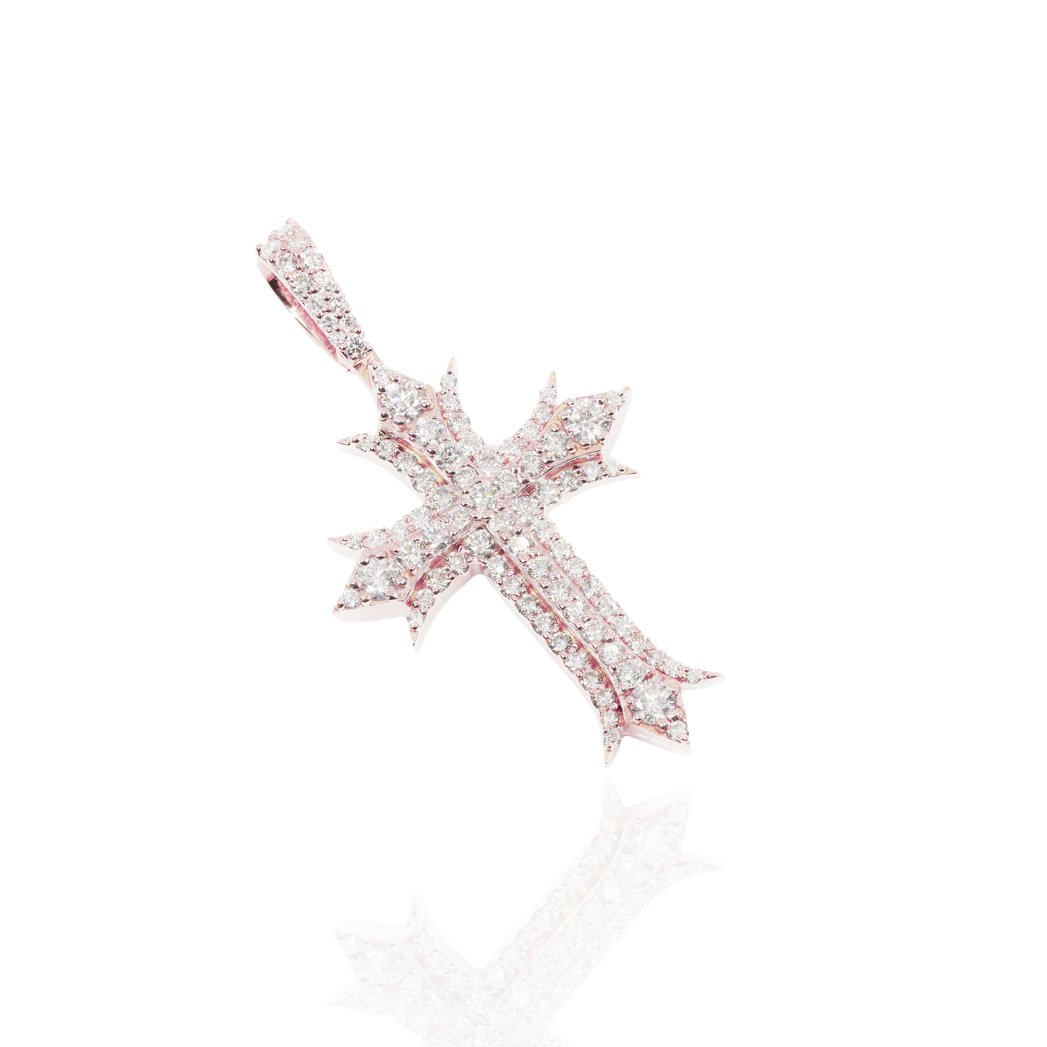Royal Diamond Cross Pendant