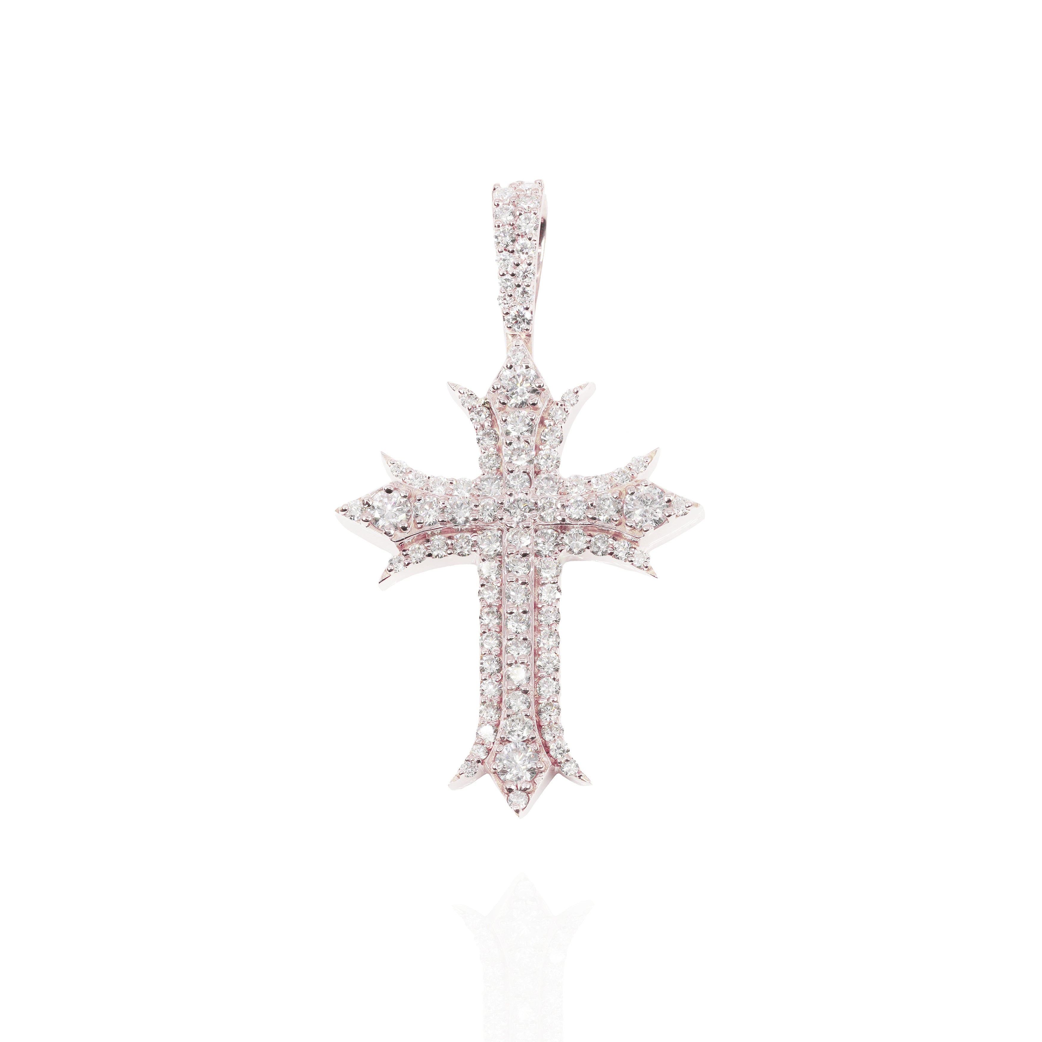 Royal Diamond Cross Pendant
