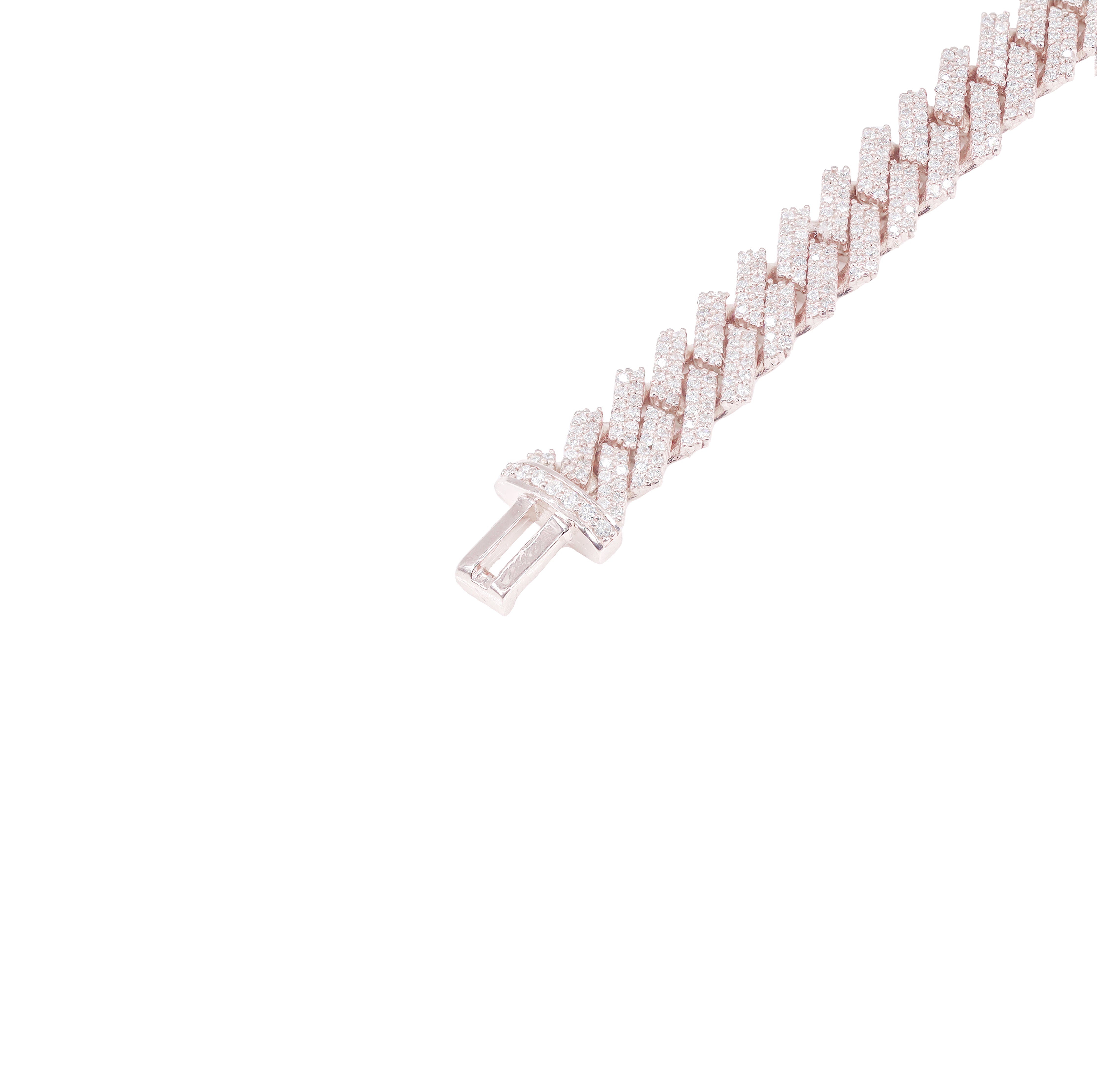 10mm Diamond Jagged Cuban Chain