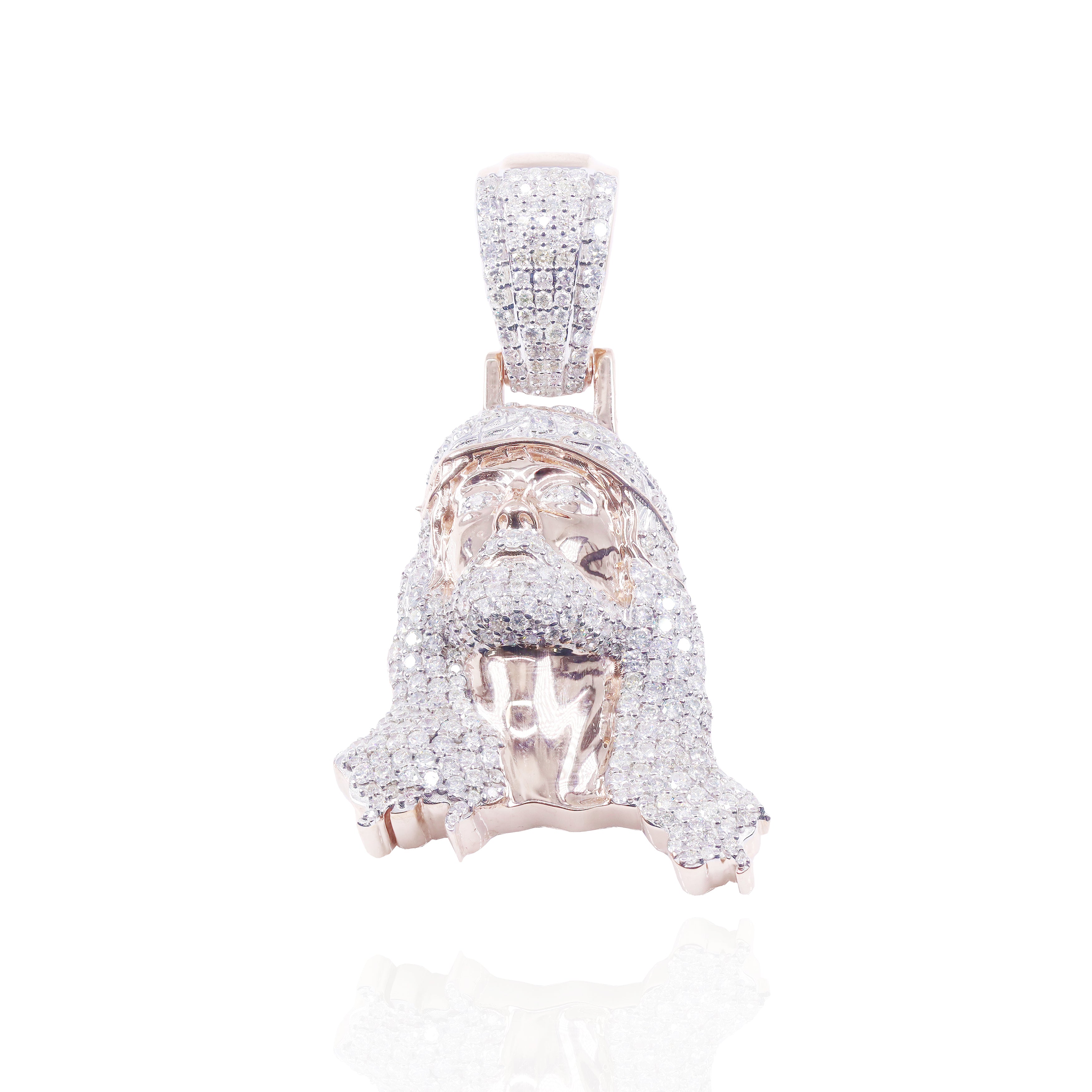 Gold & Diamond Jesus Pendant