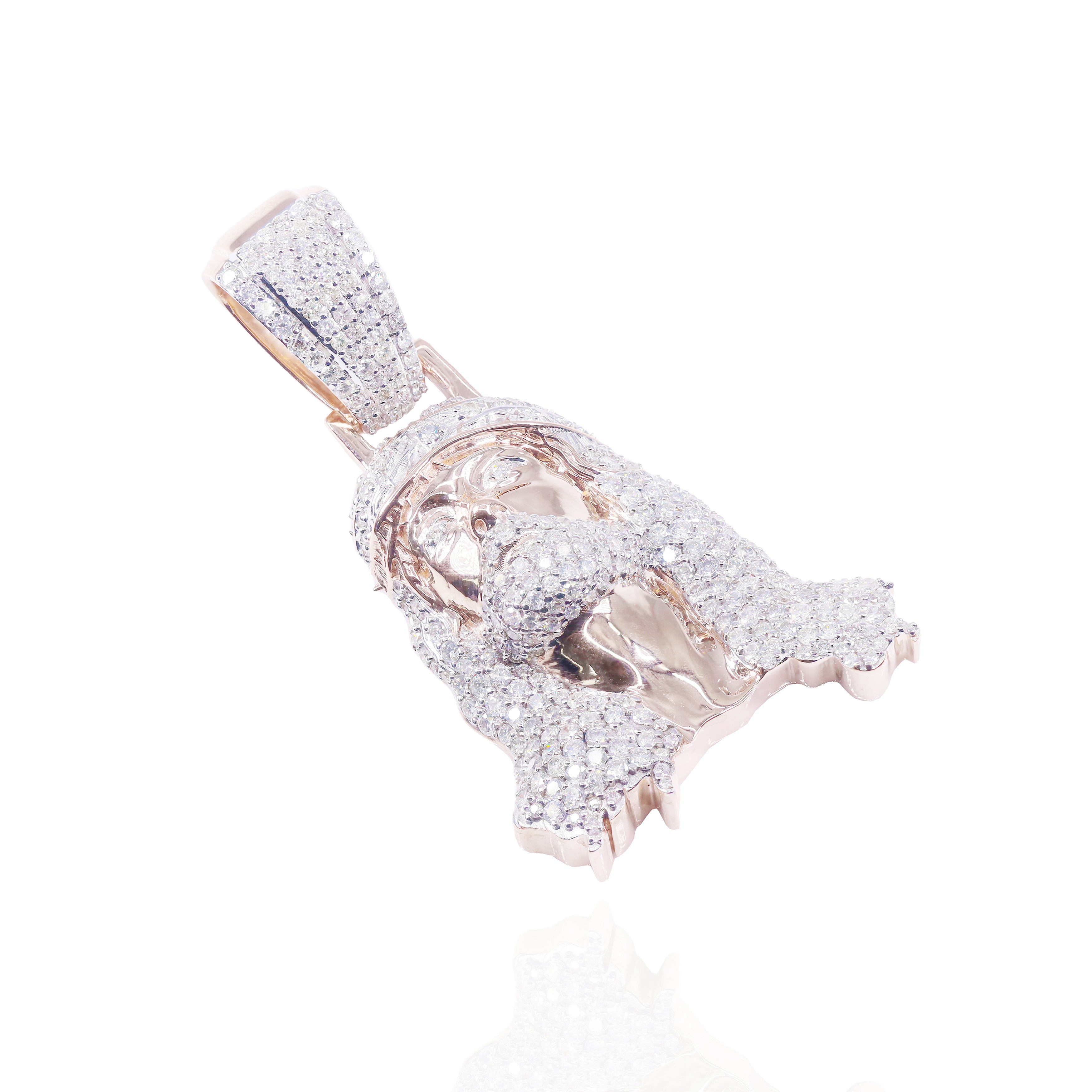 Gold & Diamond Jesus Pendant