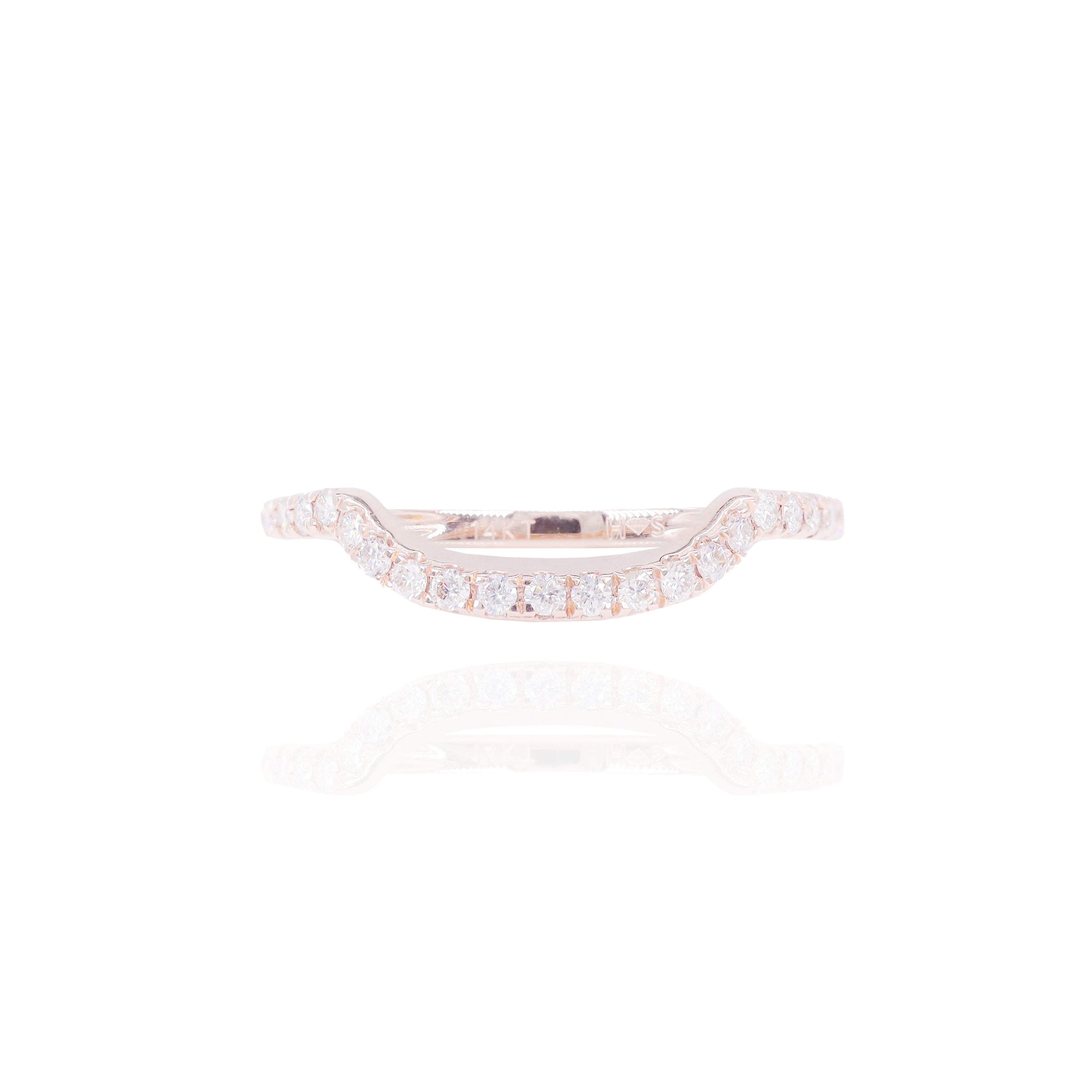 Emerald Shape Diamond Engagement Ring with Halo and Open Shank & Band