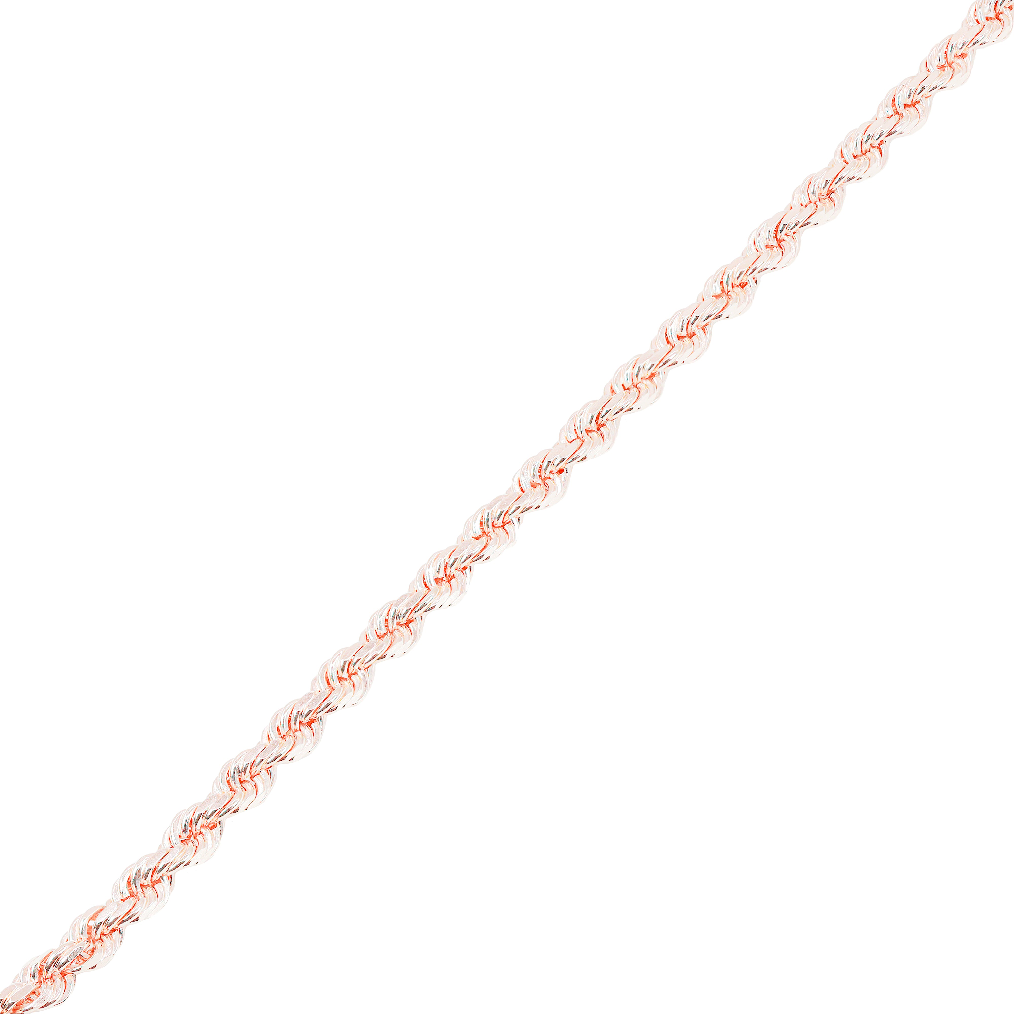 14KT Solid Rope Rose Gold Chain