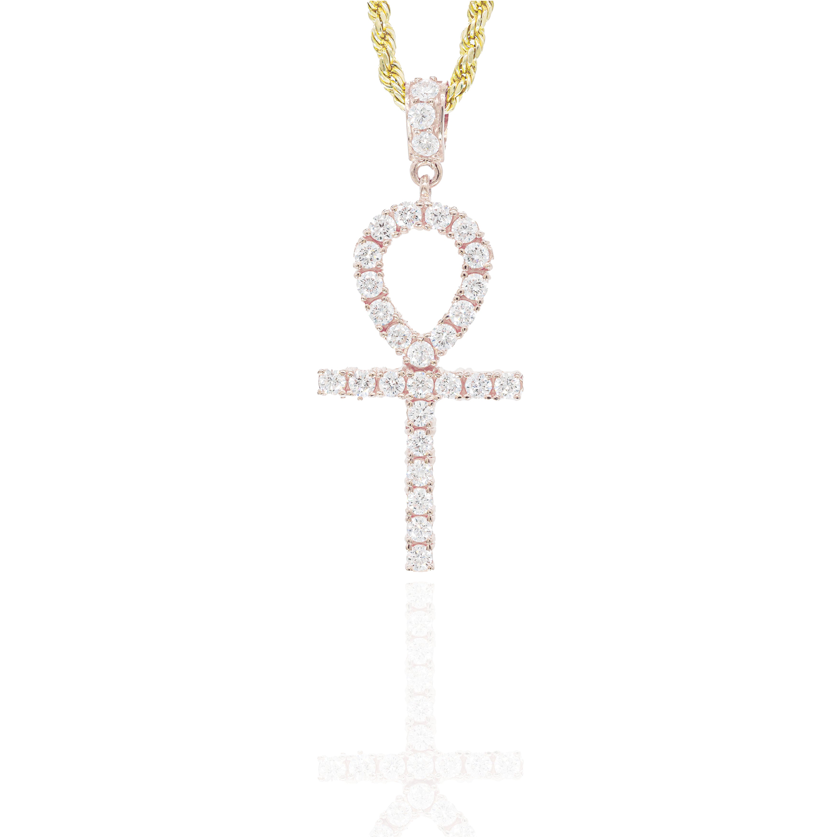 6-Pointer Diamond Ankh Pendant
