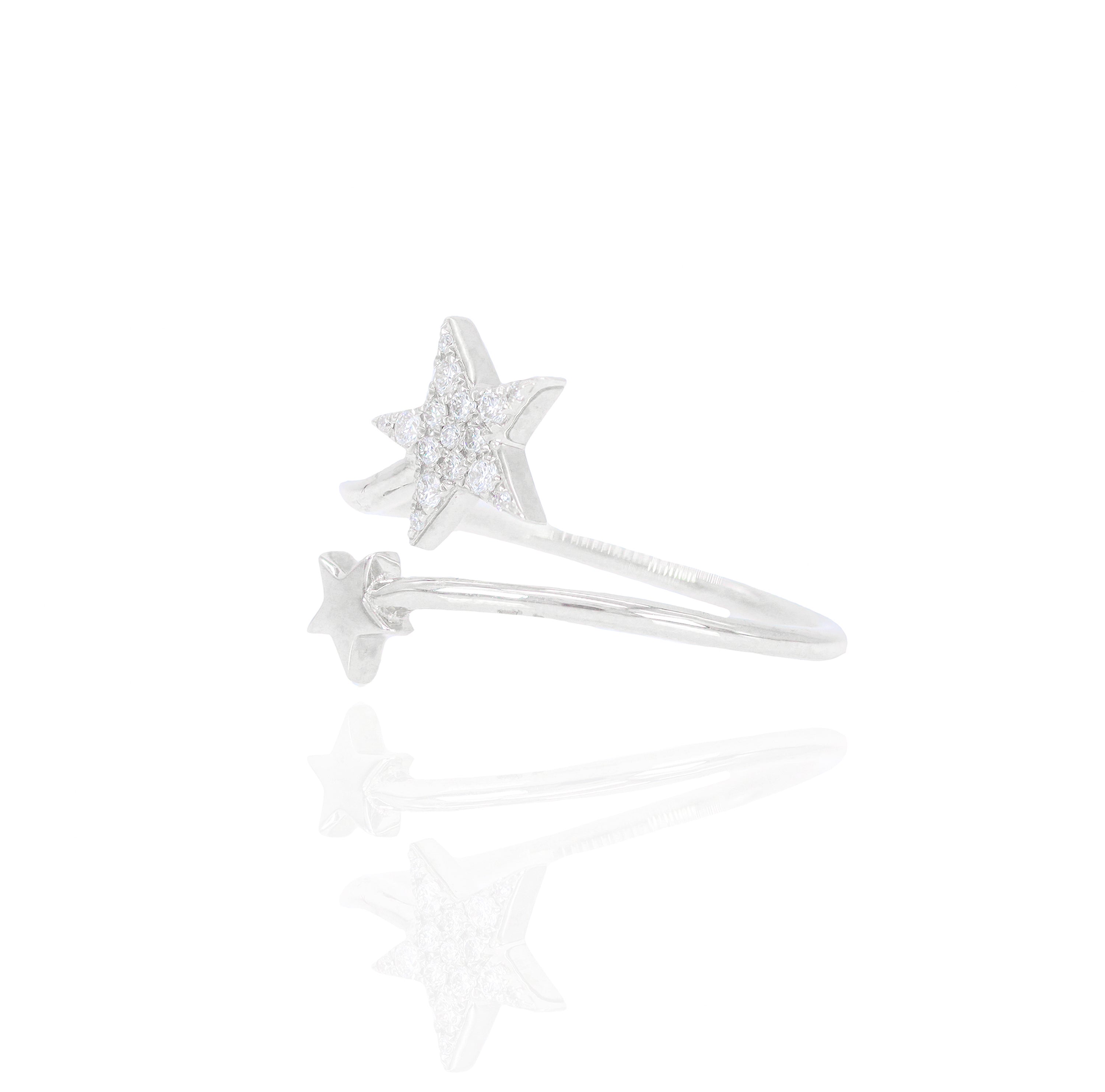 Shooting Star Diamond Ring