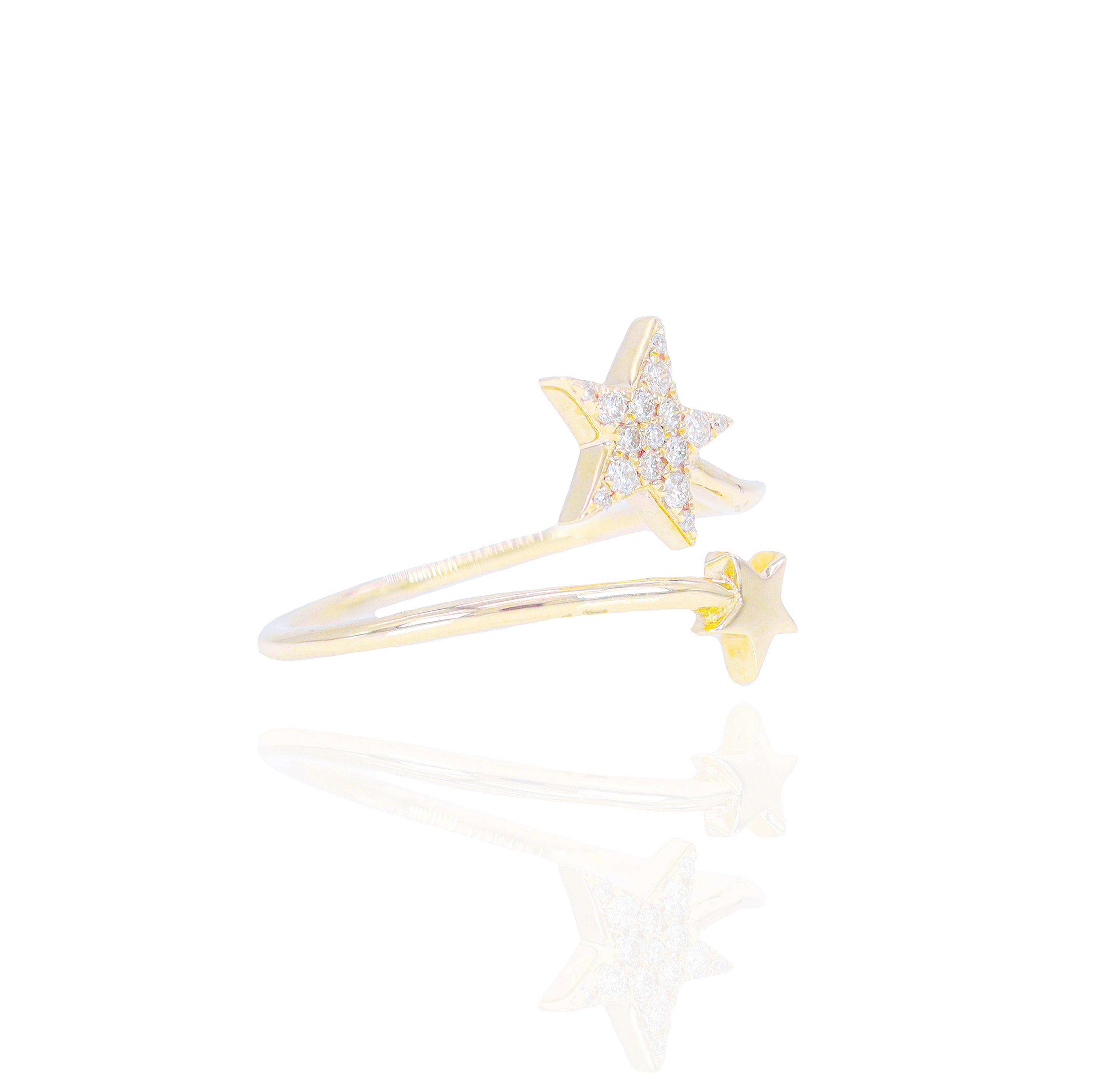 Shooting Star Diamond Ring