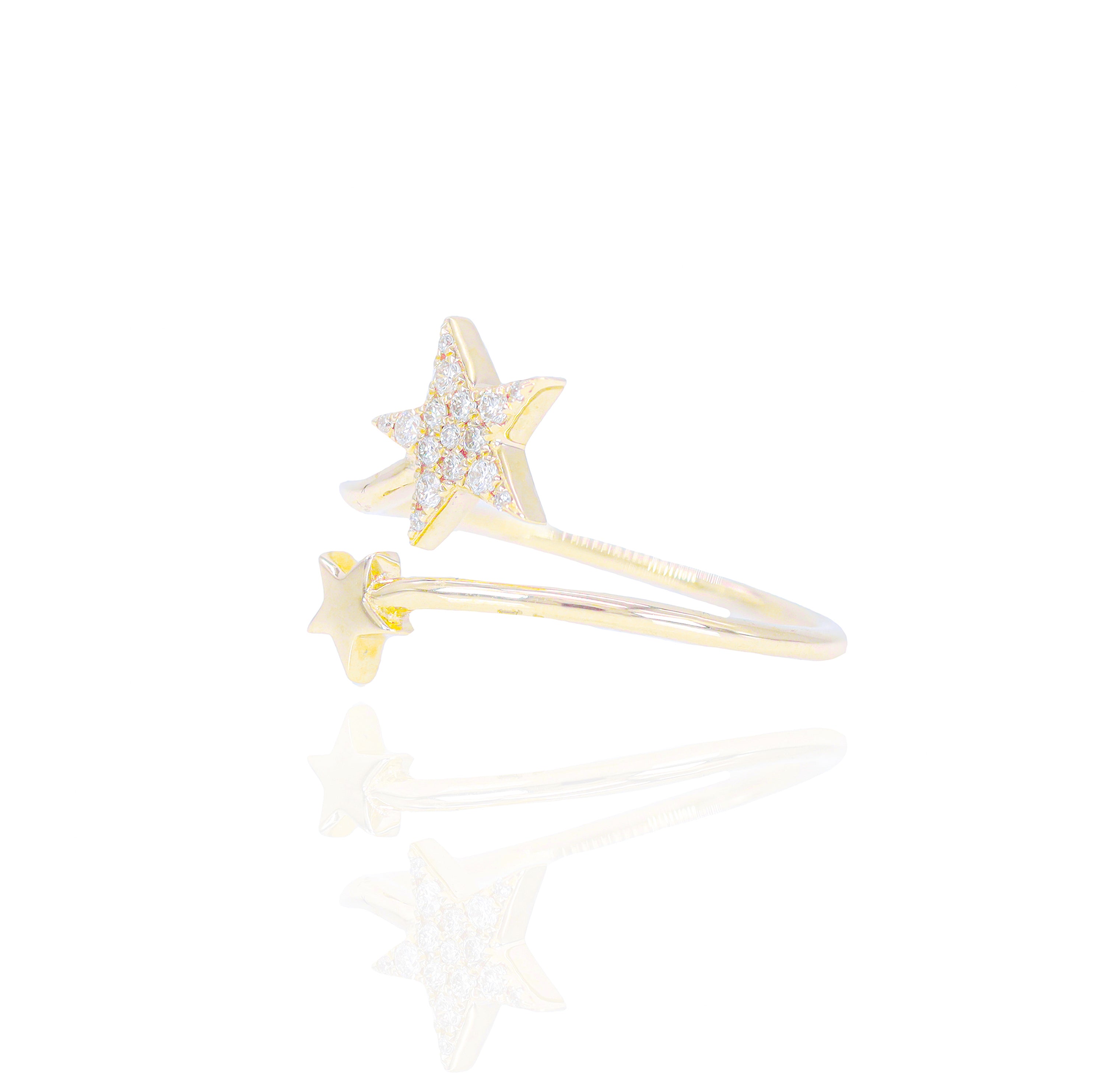 Shooting Star Diamond Ring