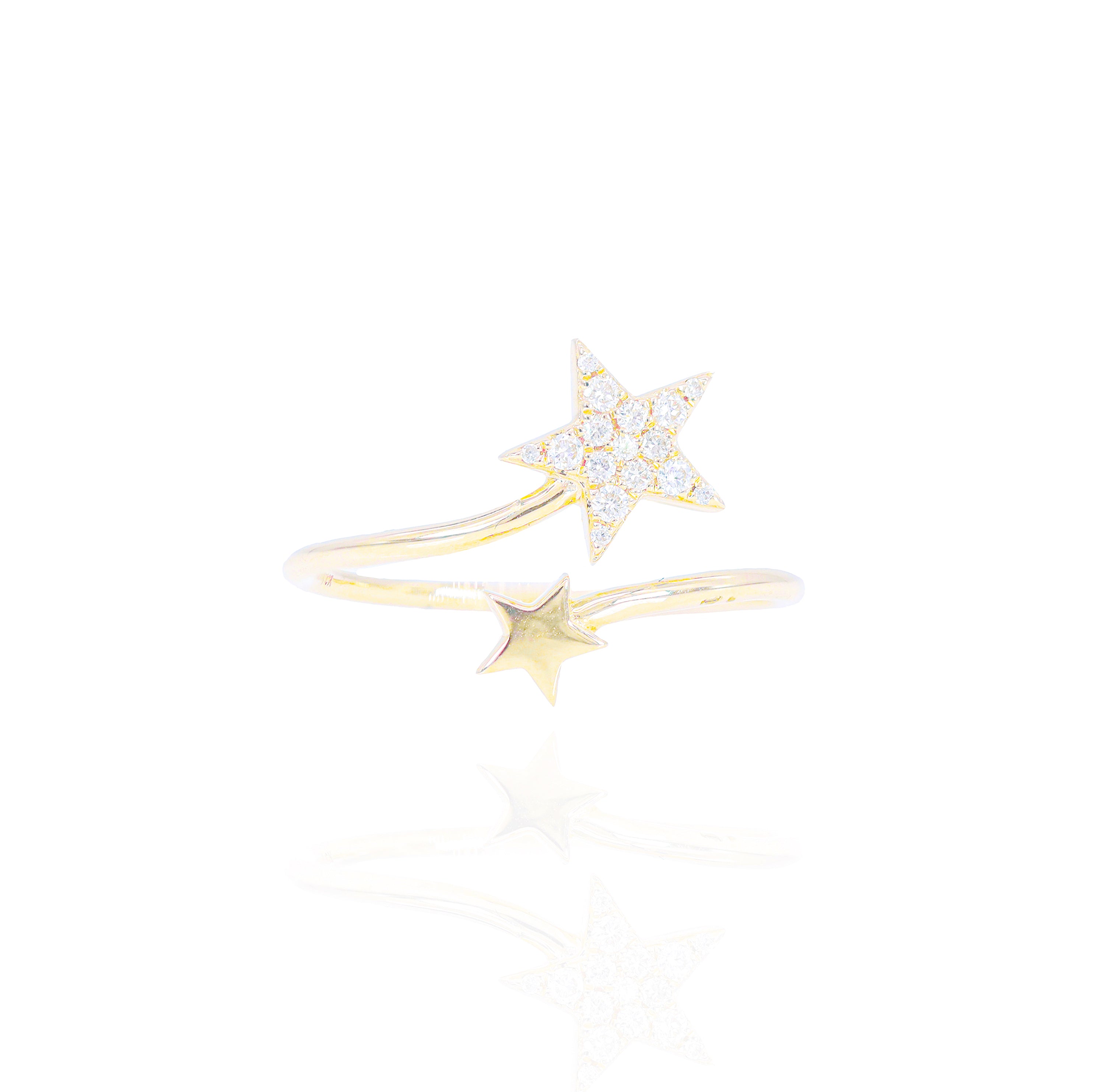 Shooting Star Diamond Ring