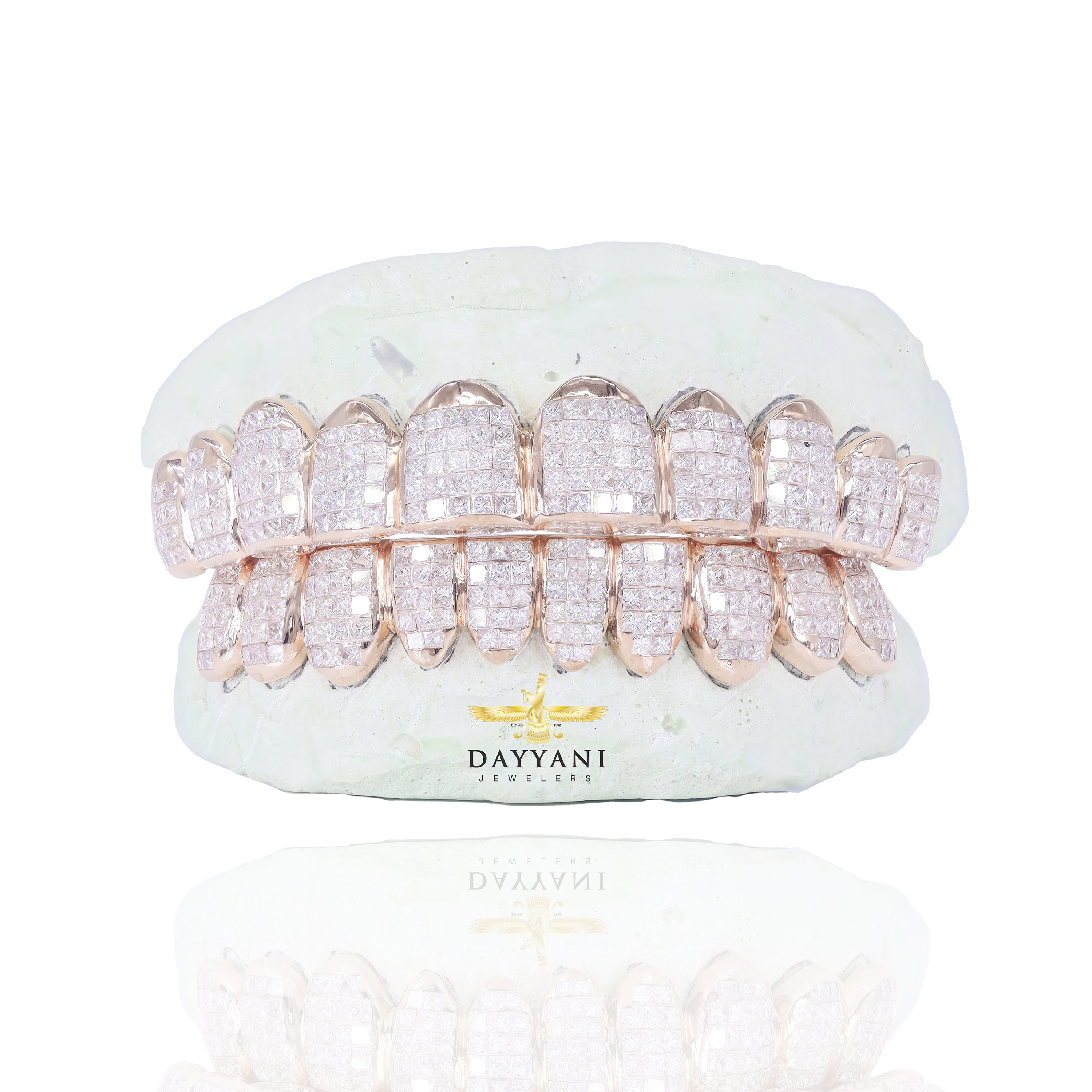 Invisible on sale diamond grillz