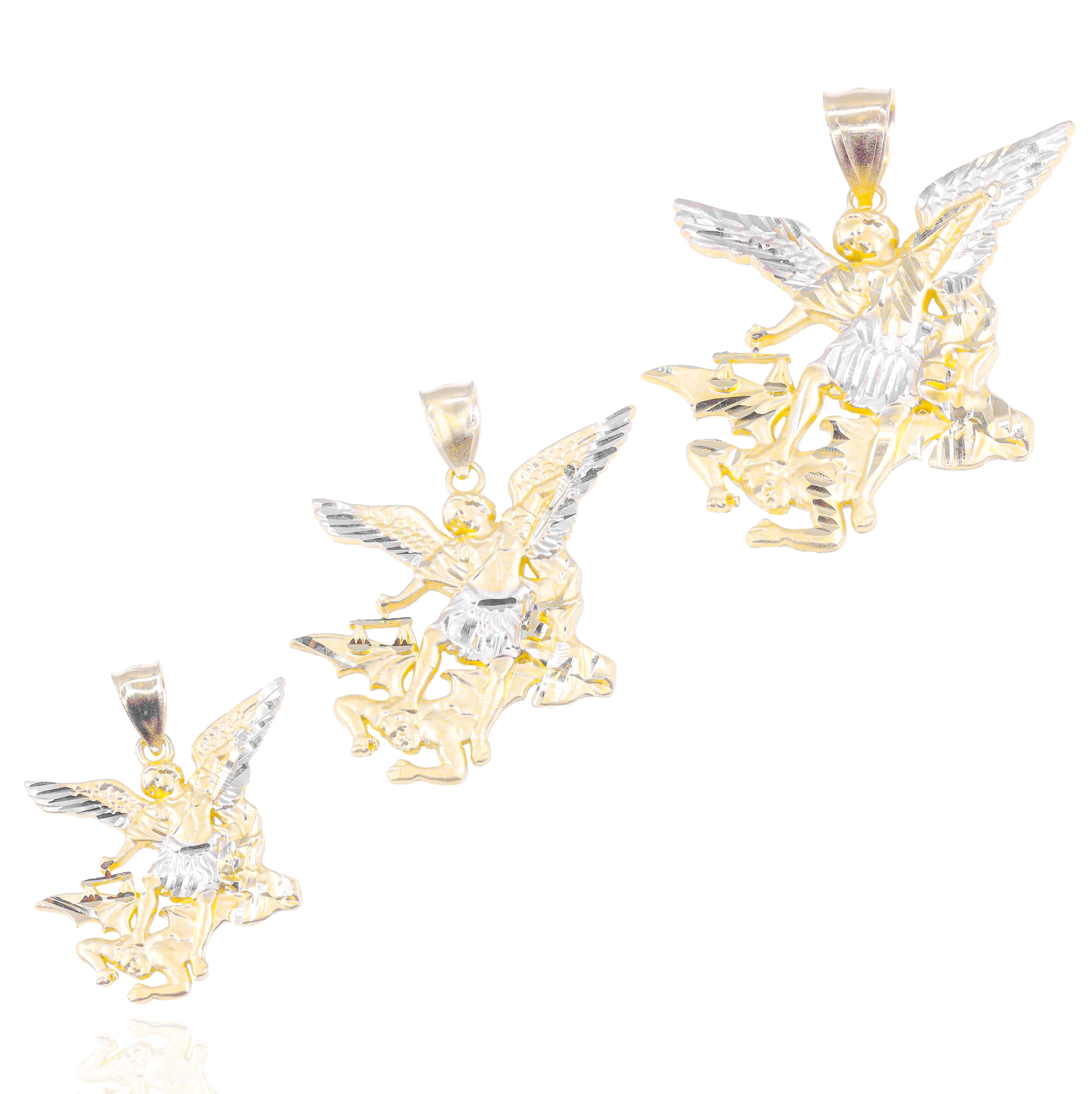 St. Michael Archangel Gold Pendant