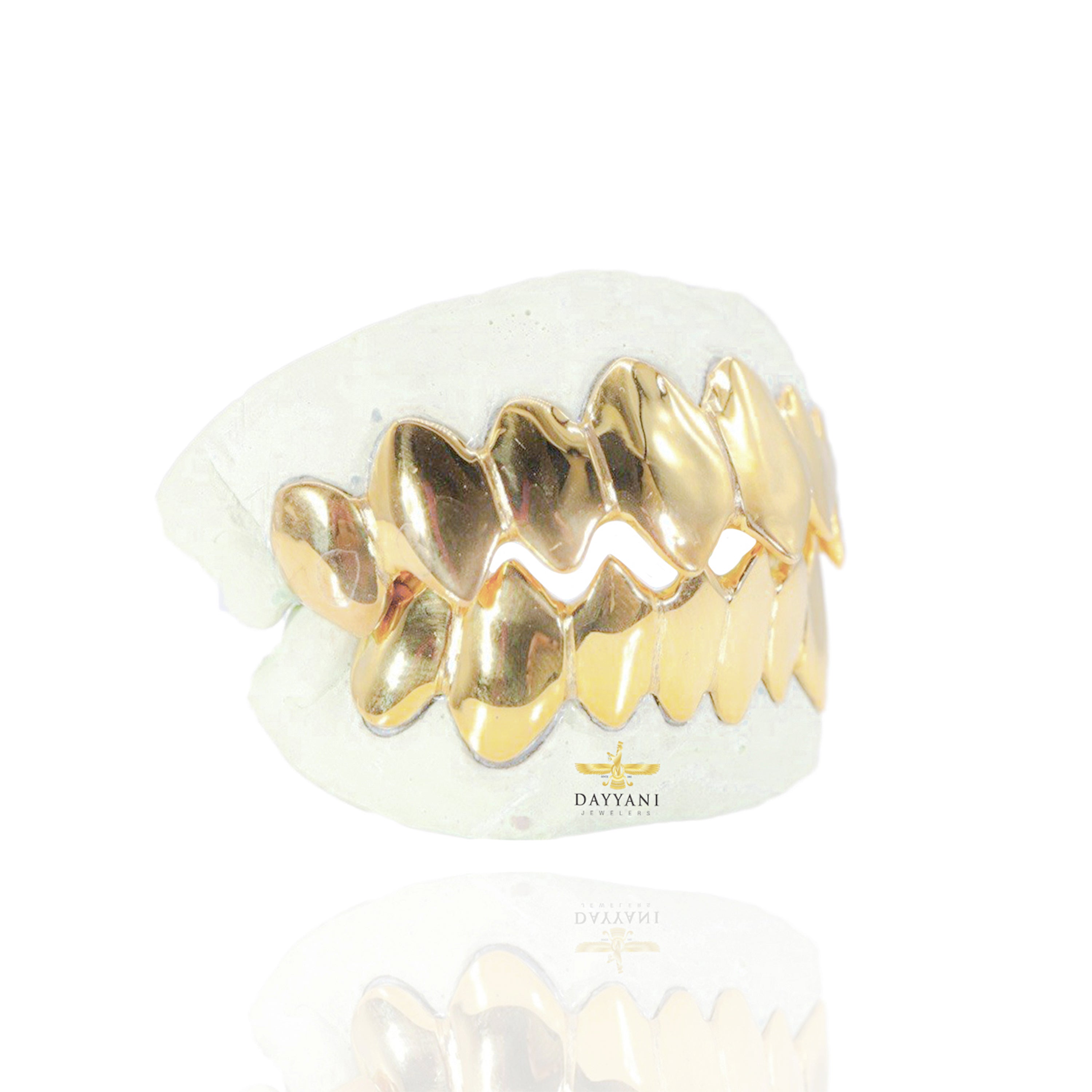 Custom Shark Teeth Gold Grillz