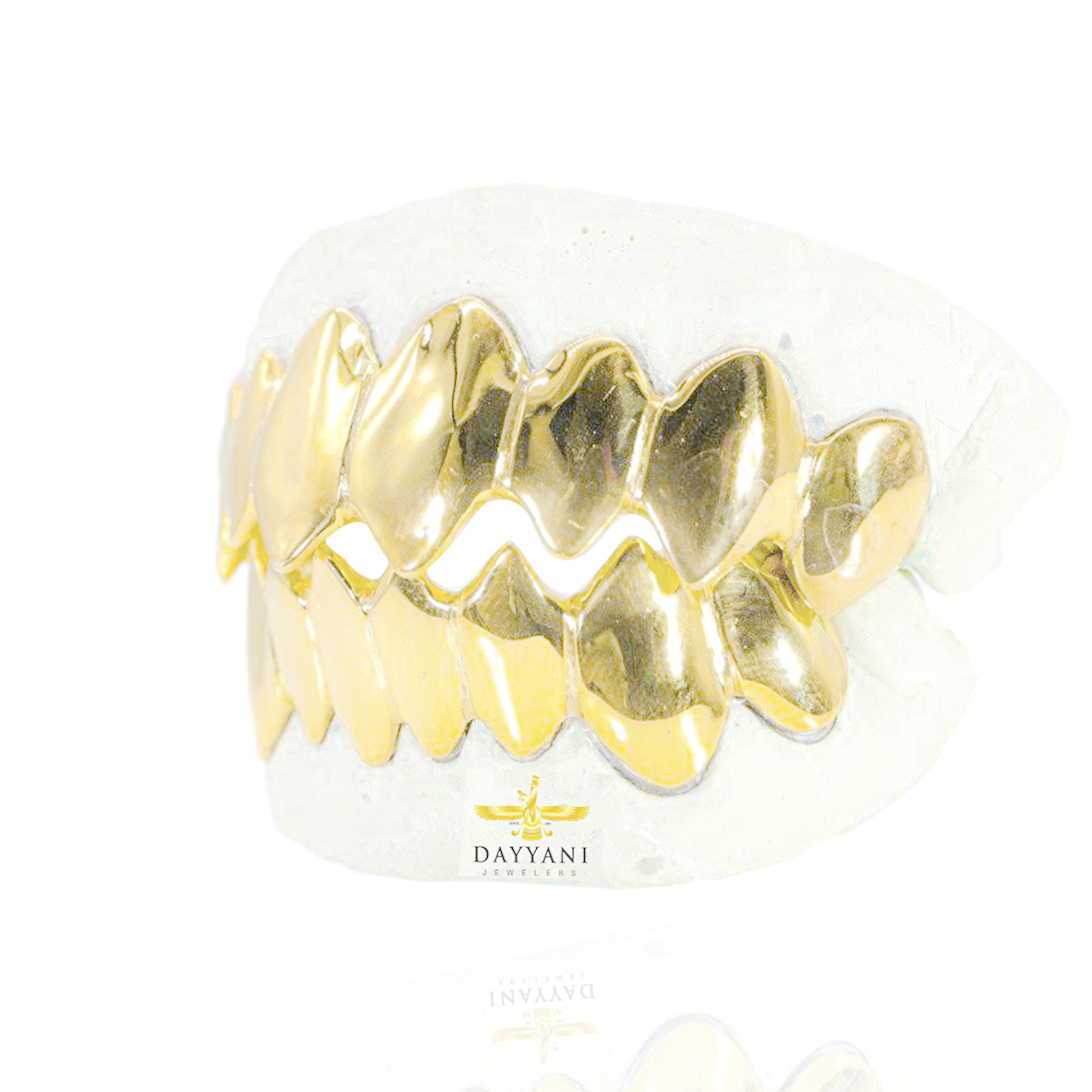 Custom Shark Teeth Gold Grillz