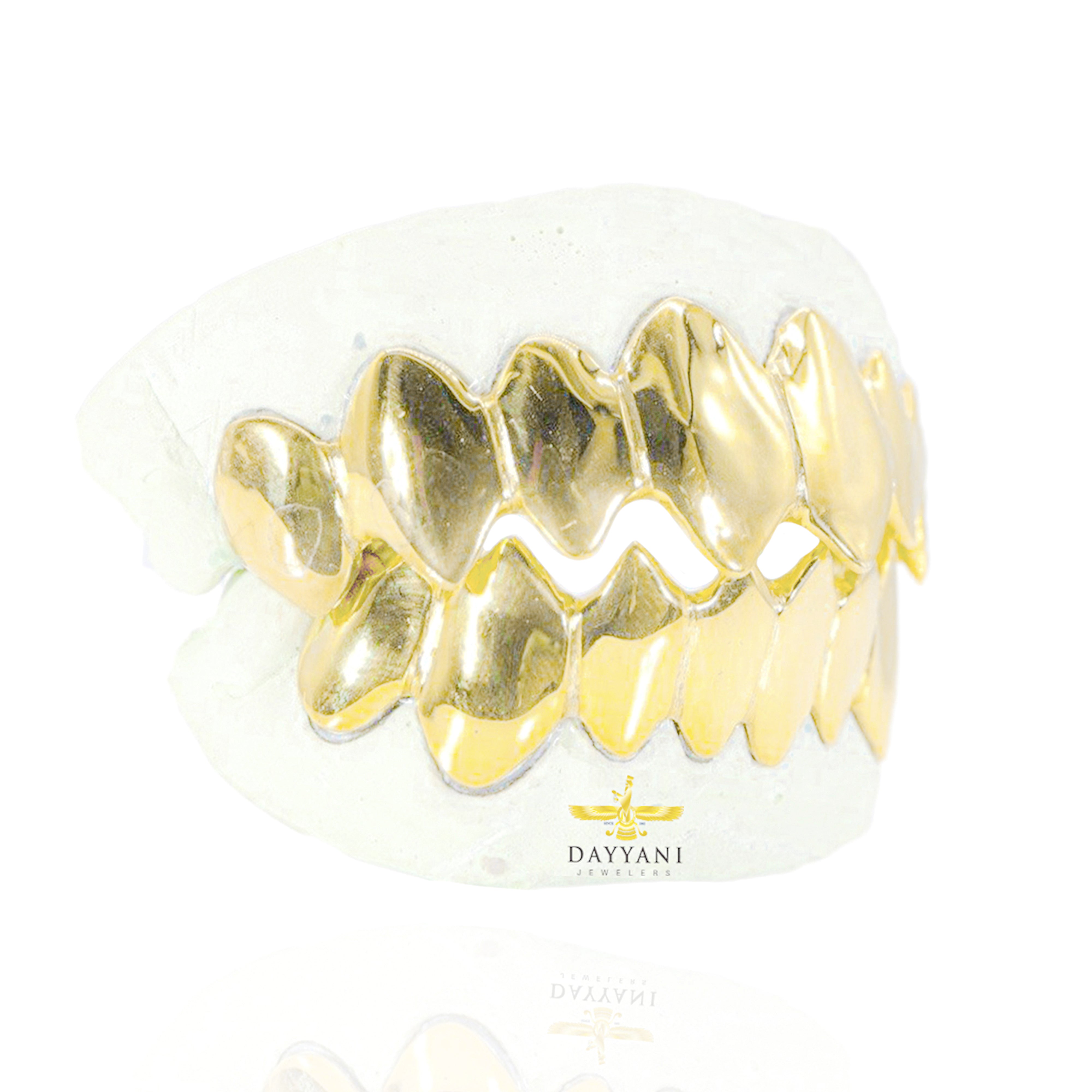Custom Shark Teeth Gold Grillz
