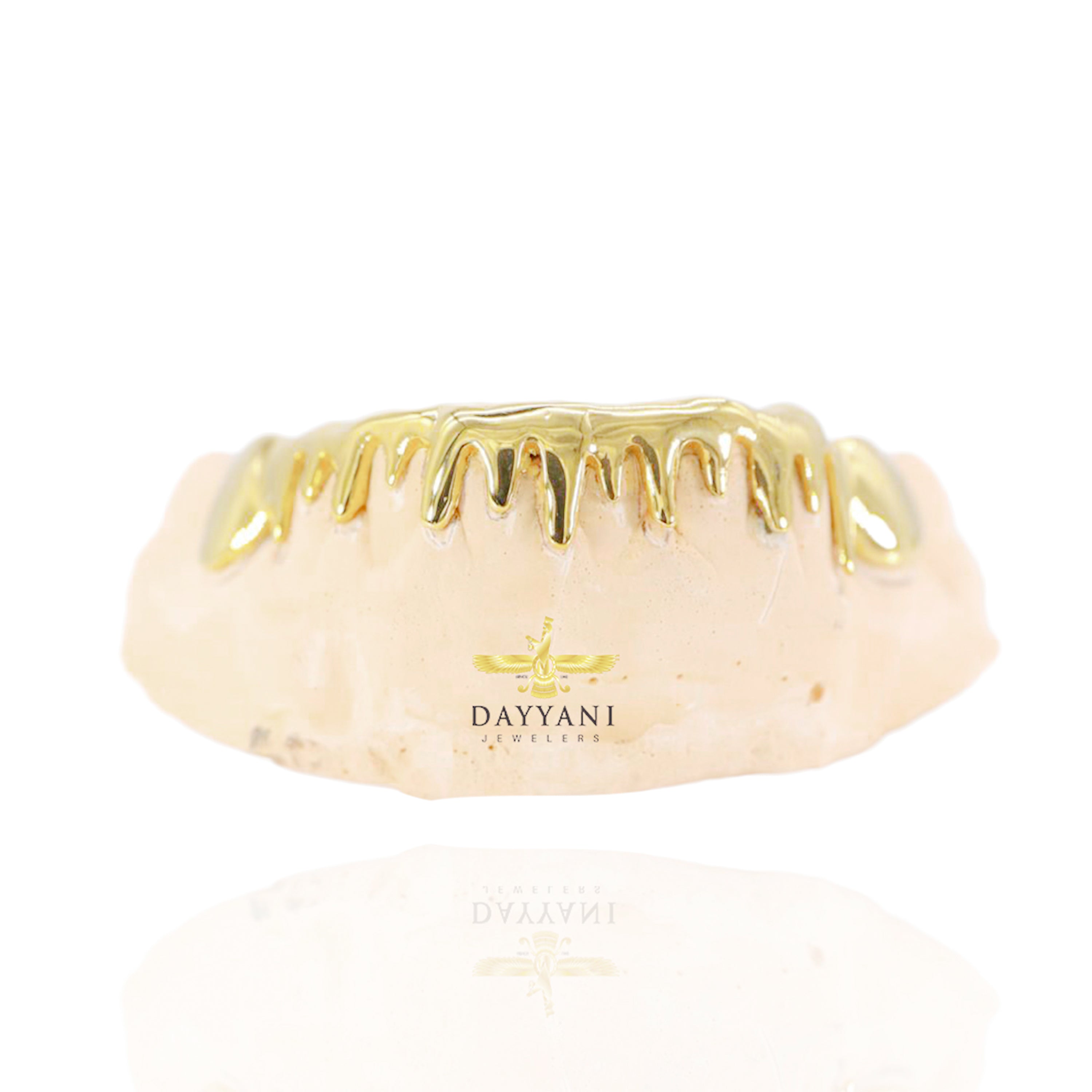 Custom Extra Sharp Drip Gold Grillz