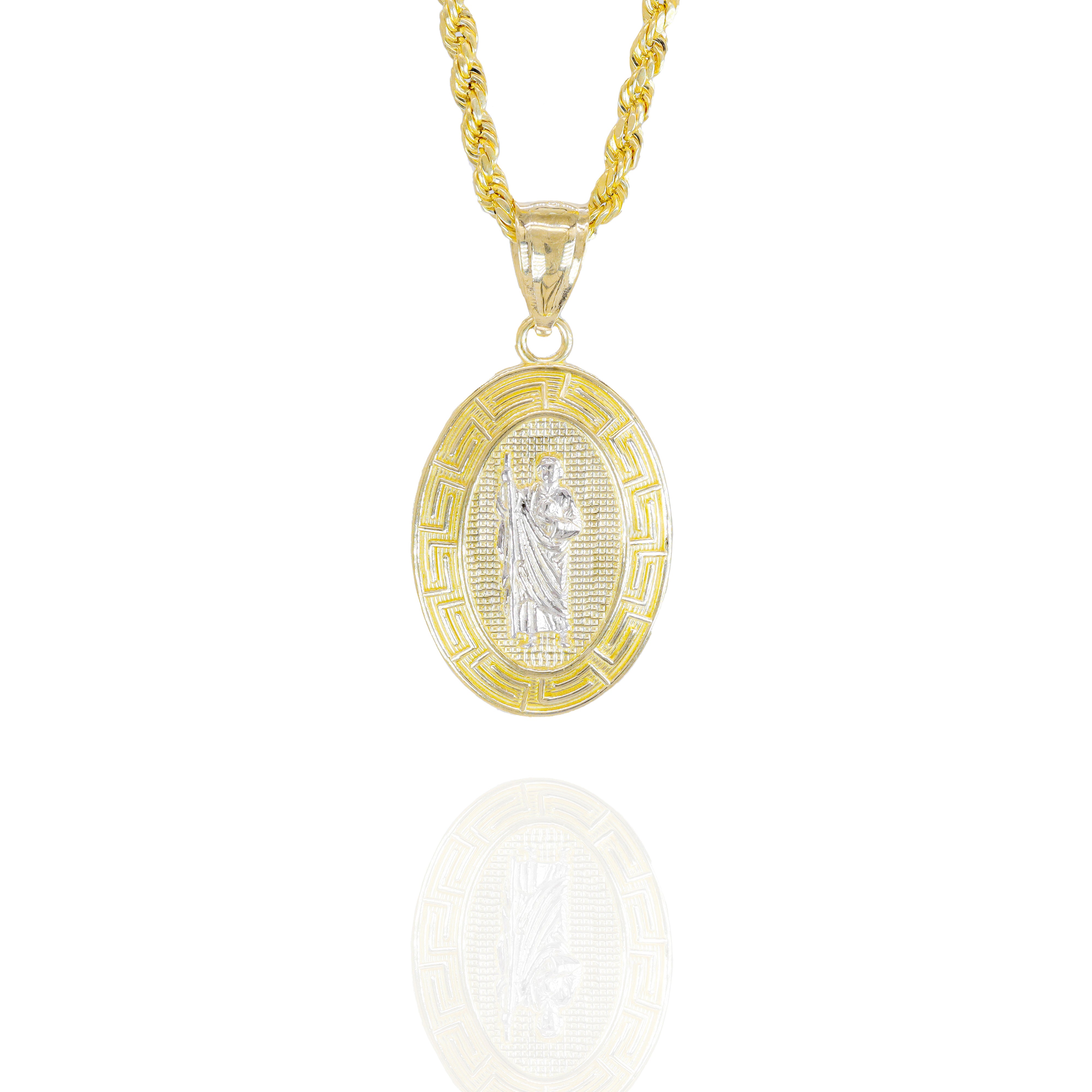 Italian Gold Saint Jude Pendant