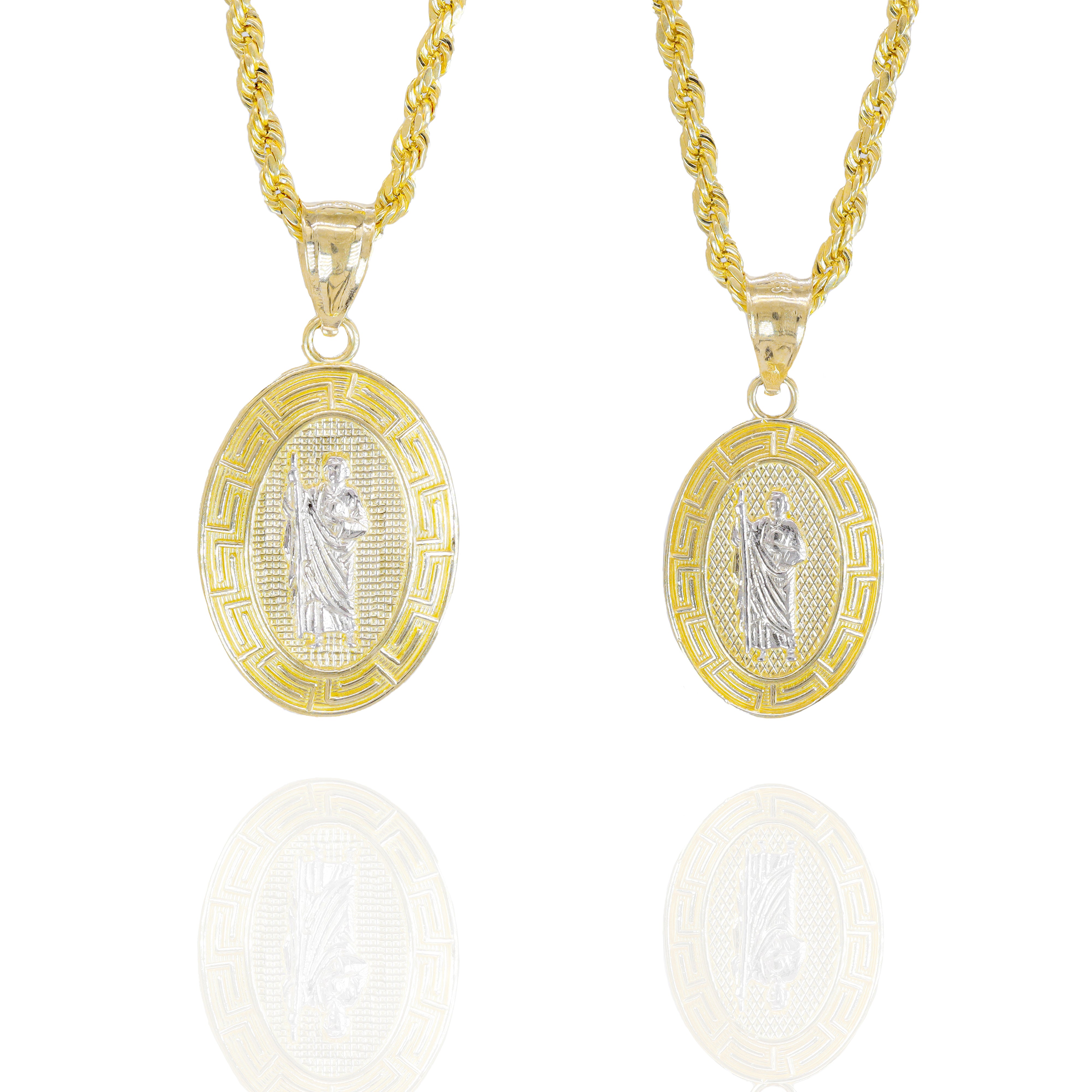 Italian Gold Saint Jude Pendant