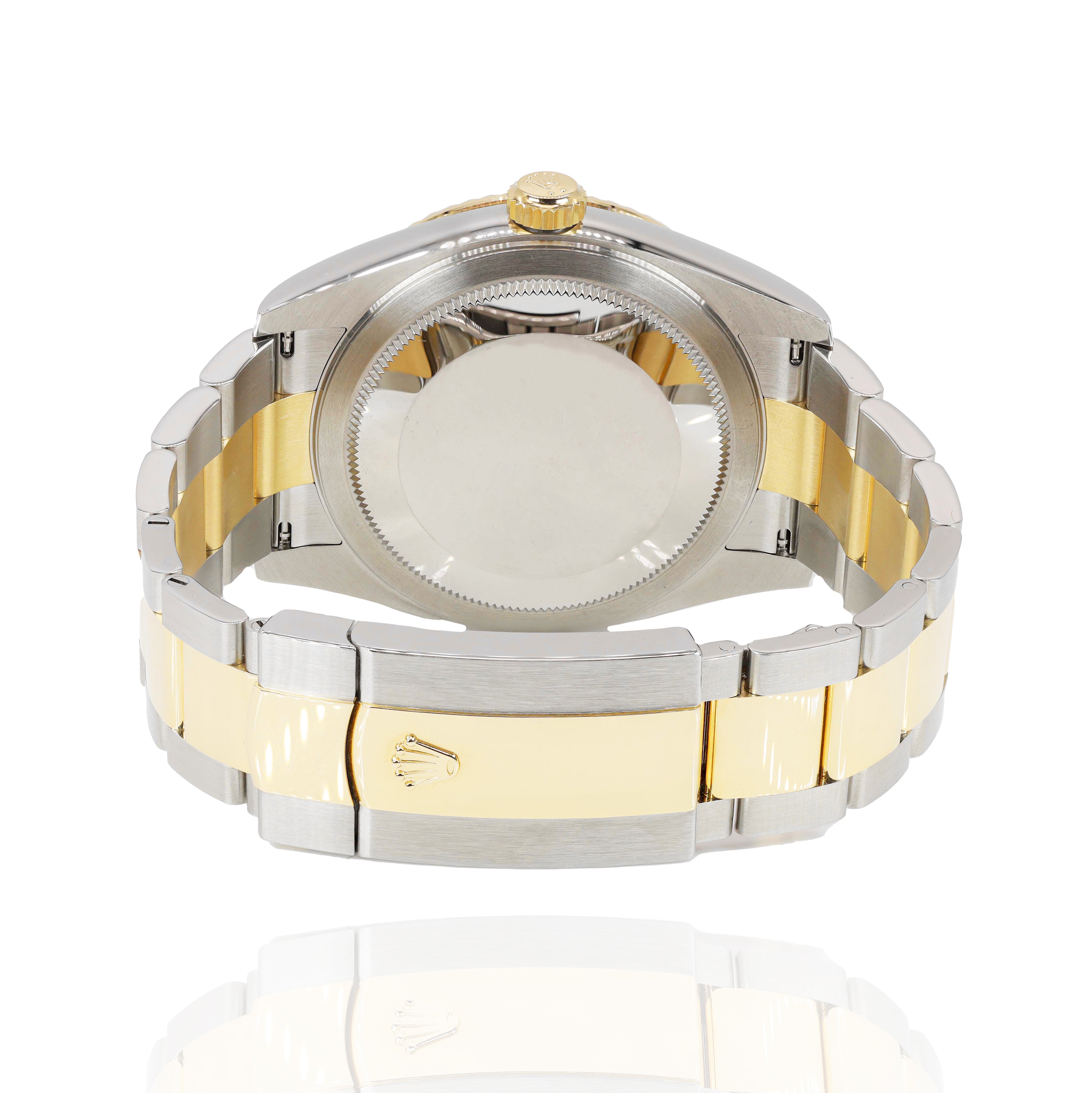 Rolex 326933 Sky Dweller Black Dial 18k Yellow Gold Stainless Steel