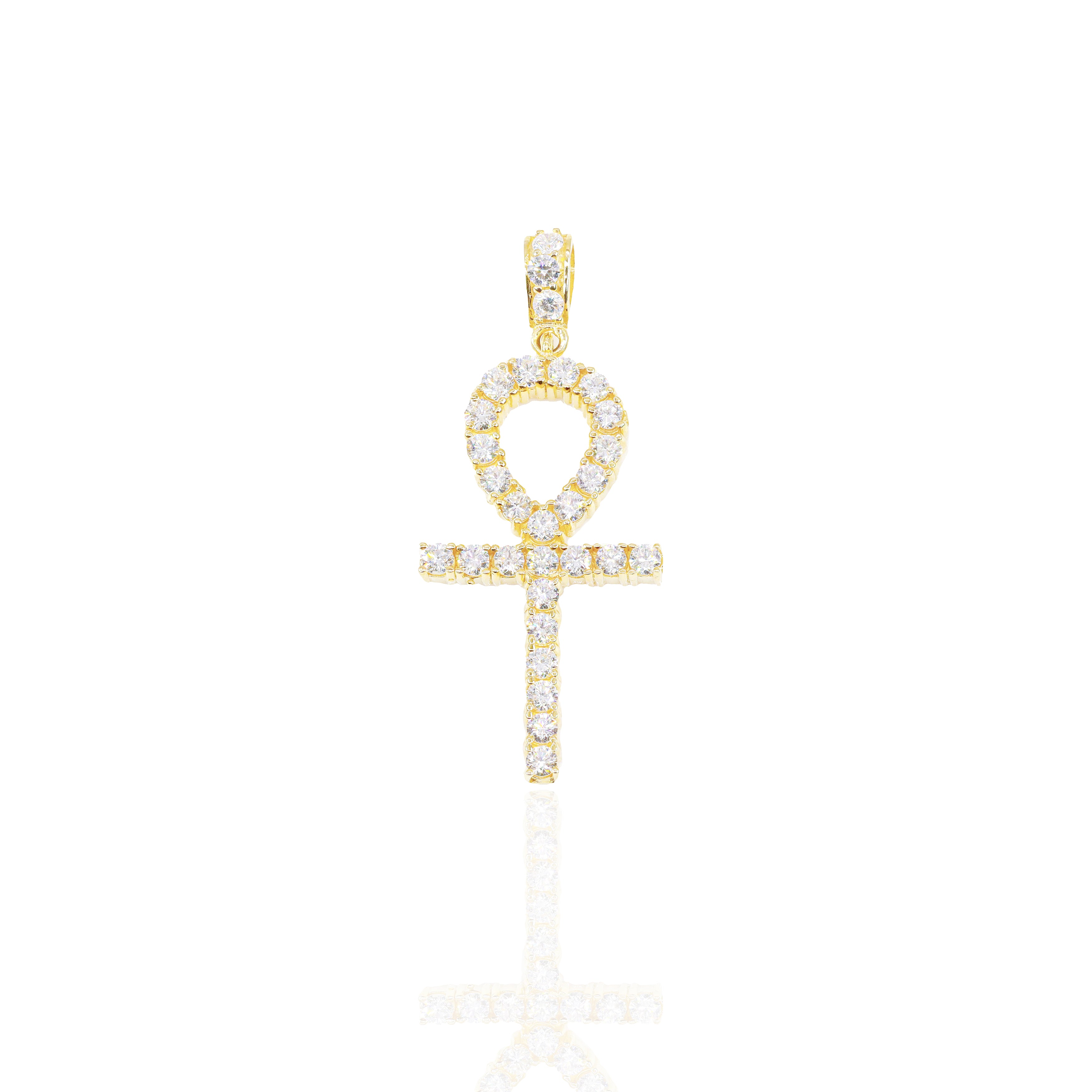 6-Pointer Diamond Ankh Pendant