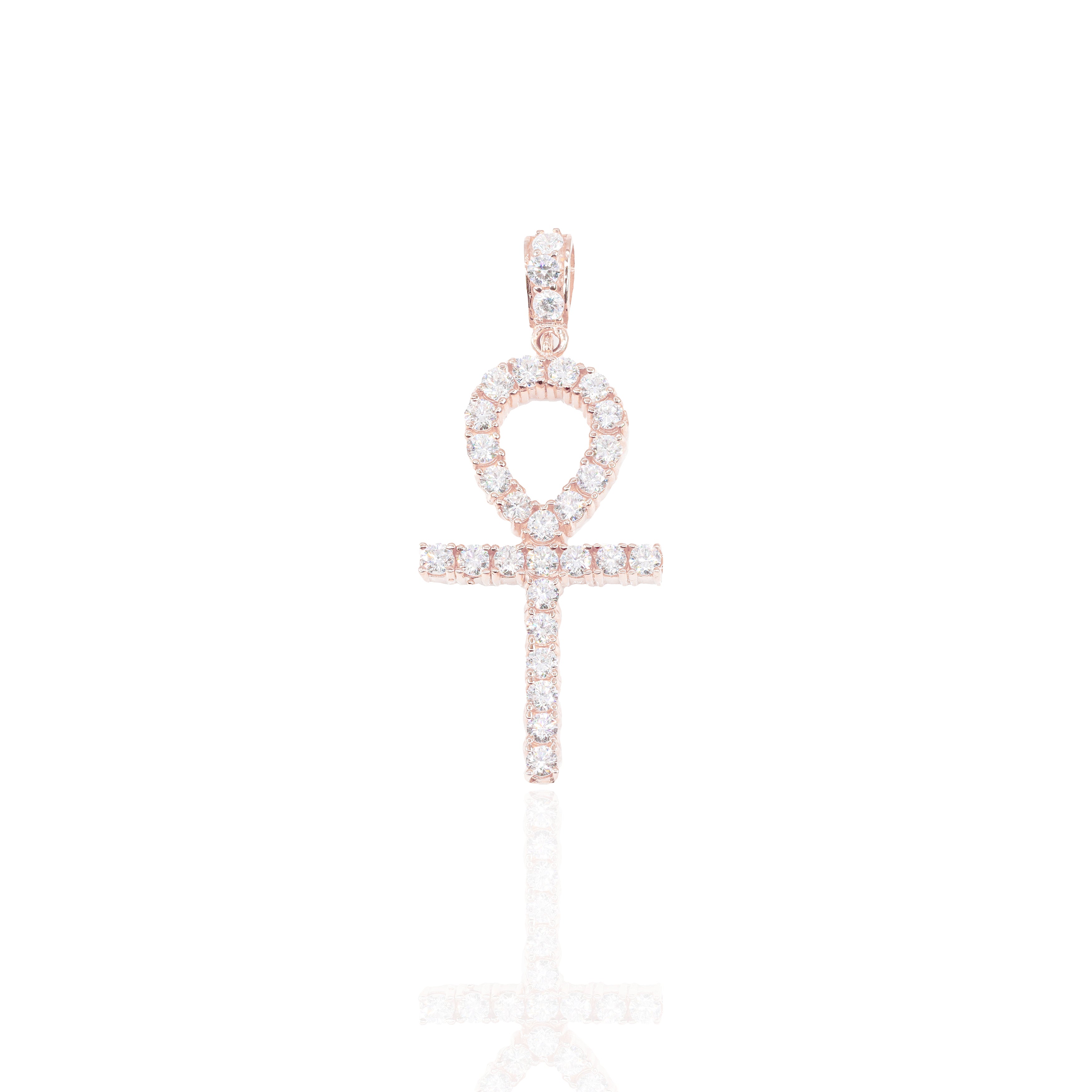 6-Pointer Diamond Ankh Pendant