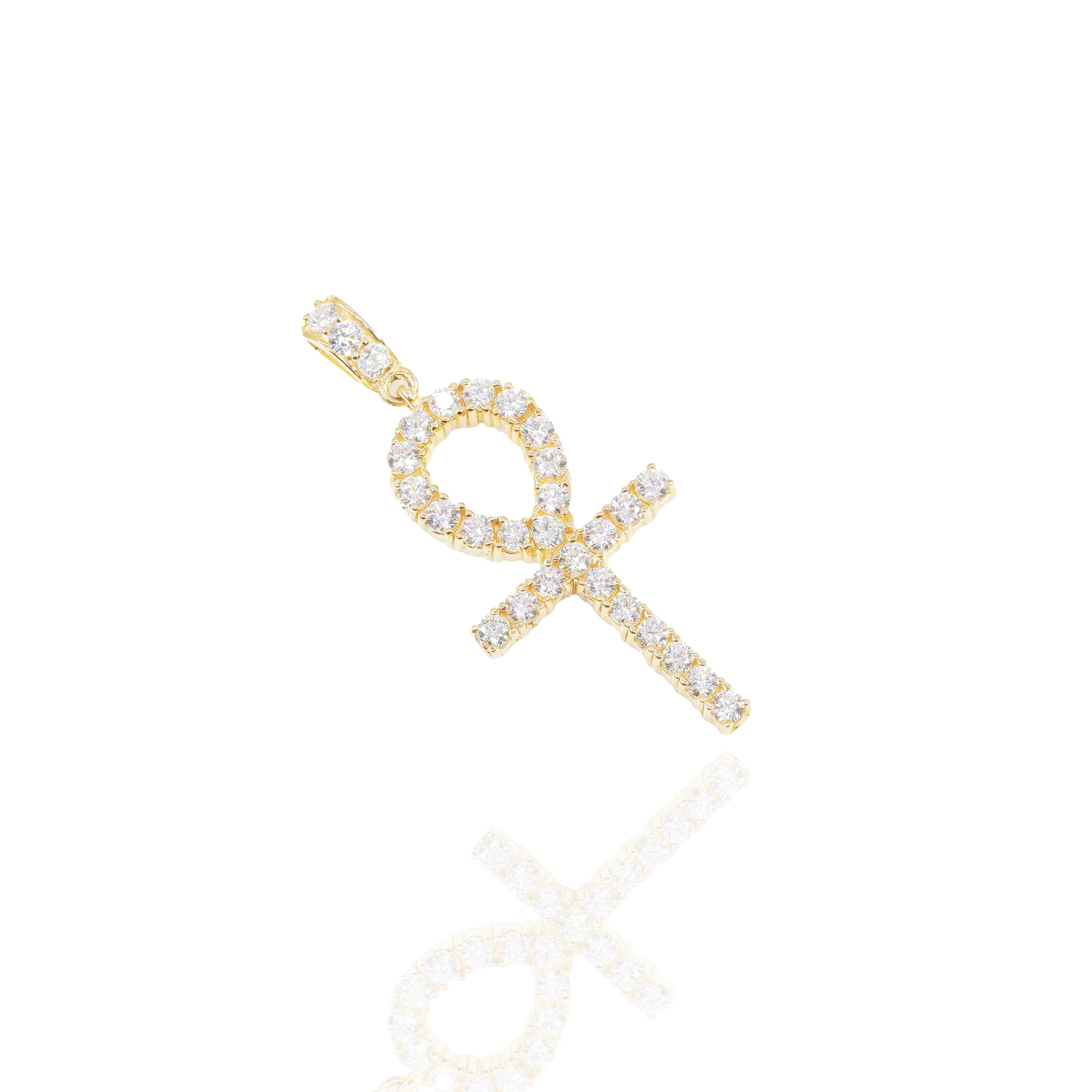 6-Pointer Diamond Ankh Pendant