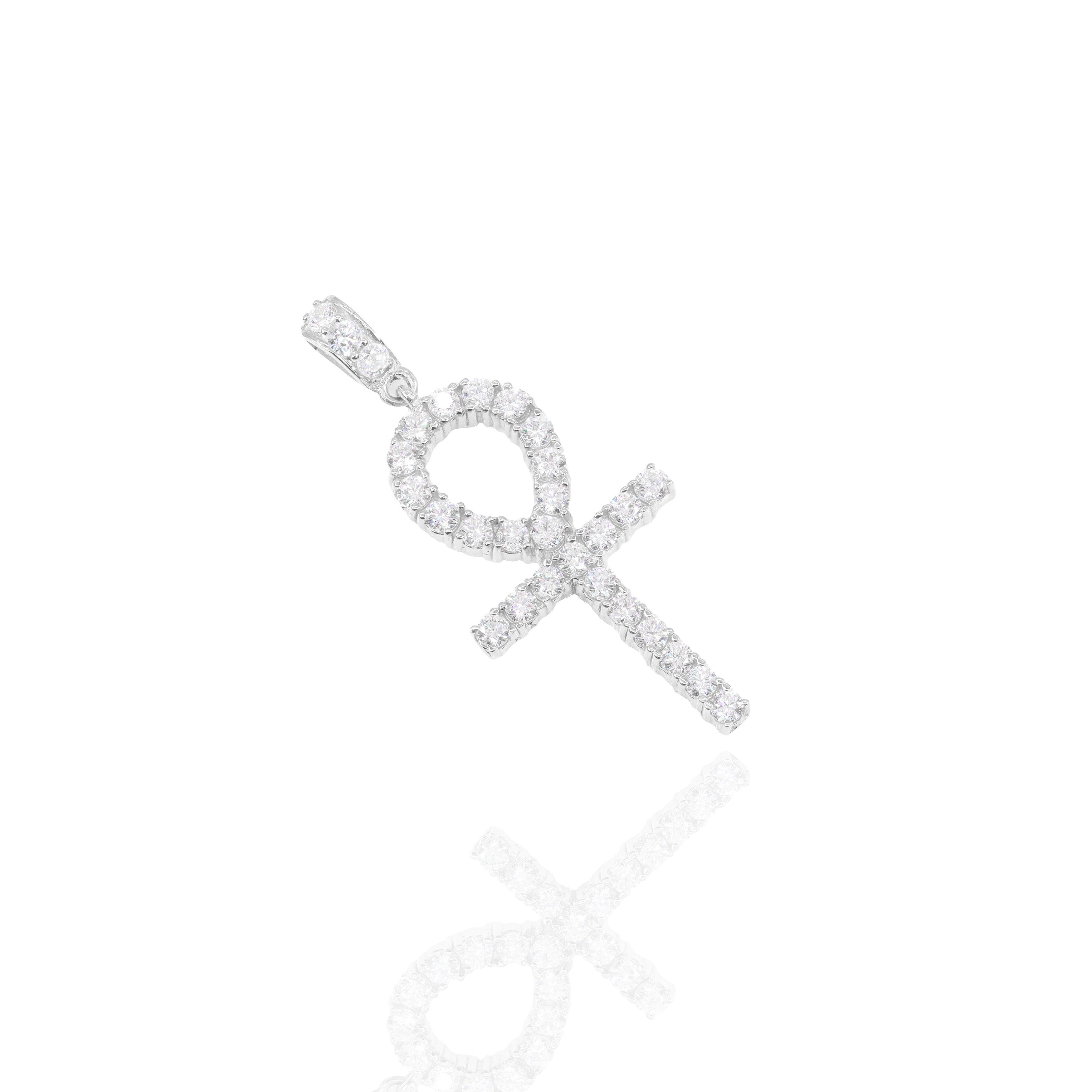 6-Pointer Diamond Ankh Pendant
