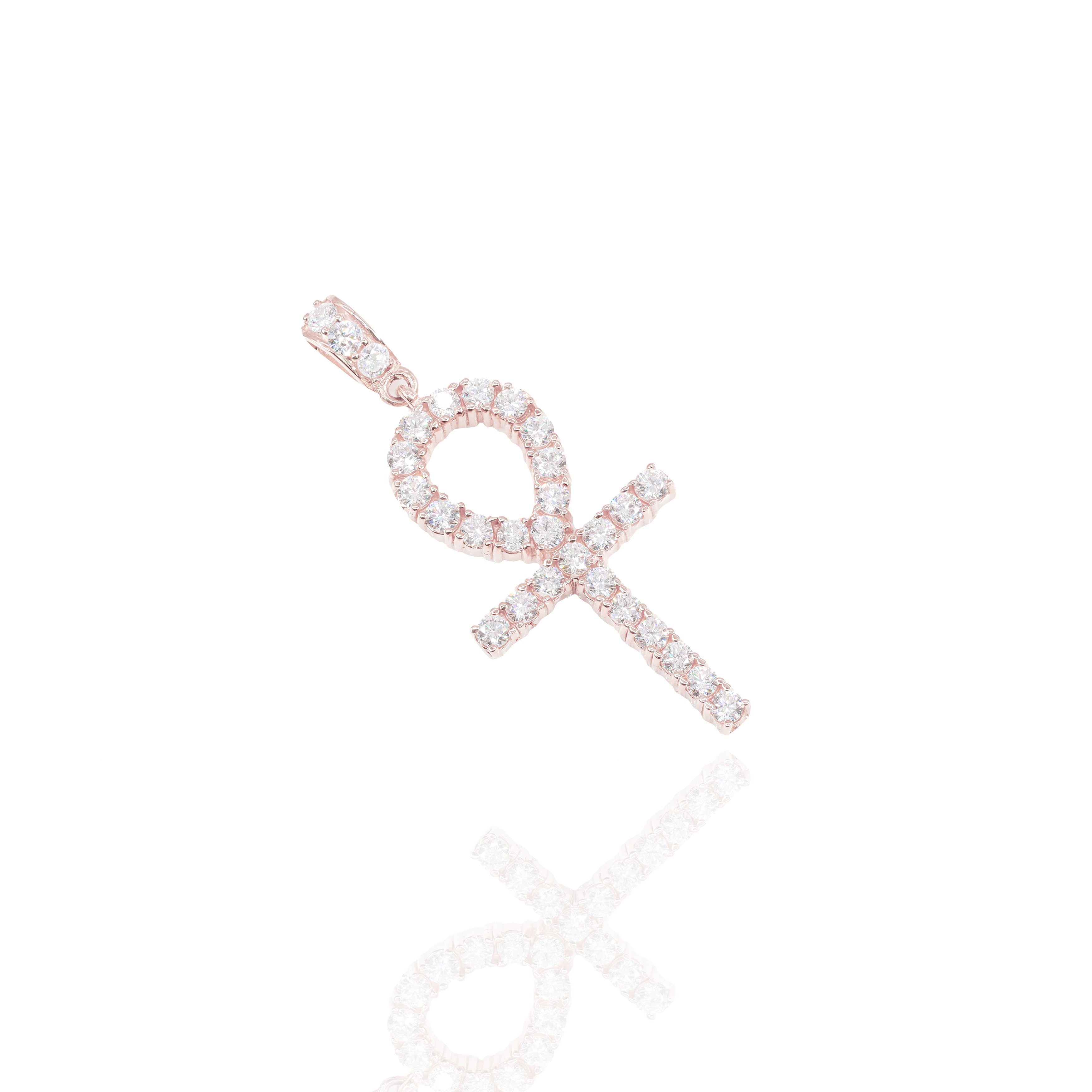 6-Pointer Diamond Ankh Pendant
