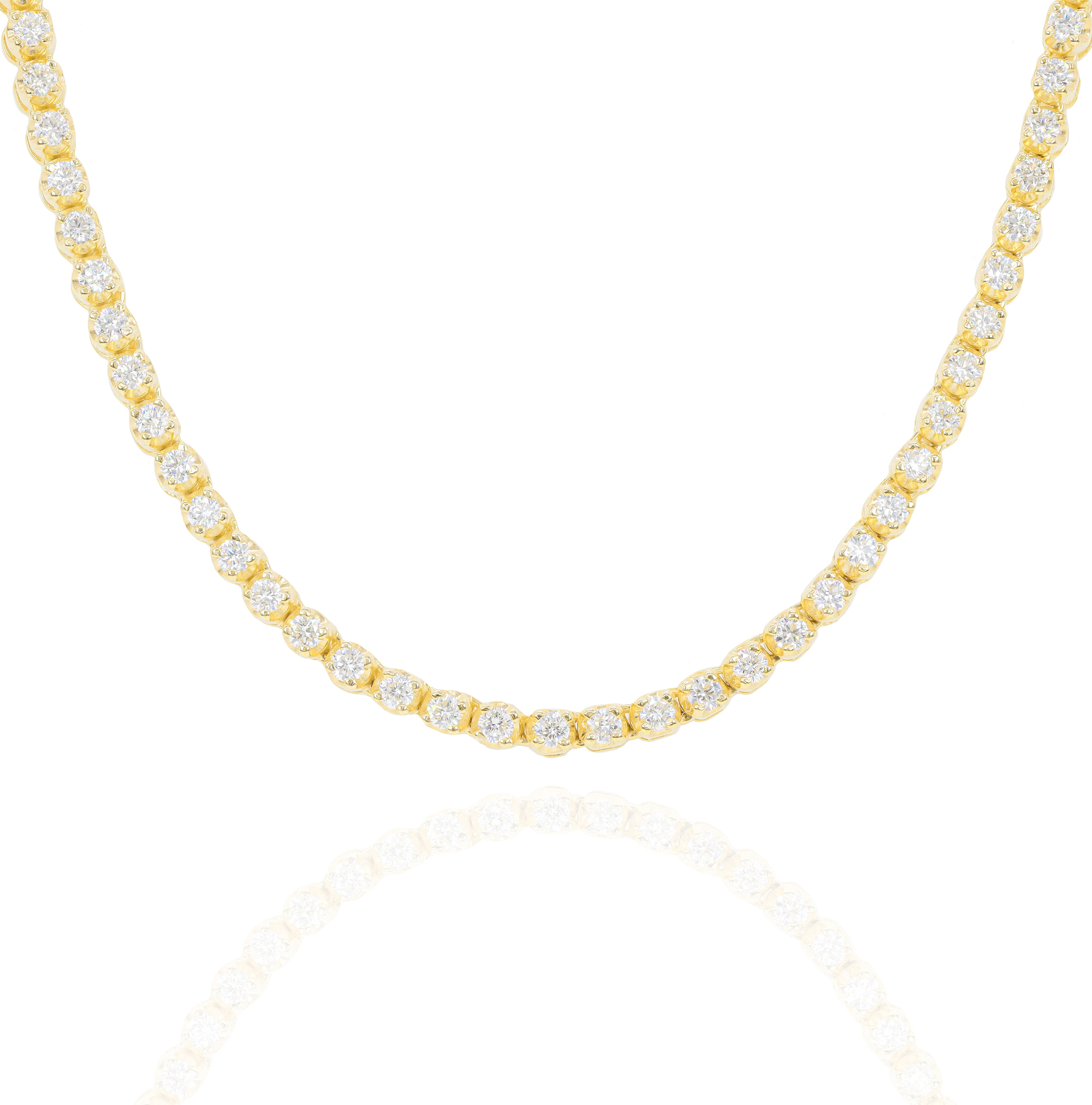 6-Pointer Diamond Tennis Chain