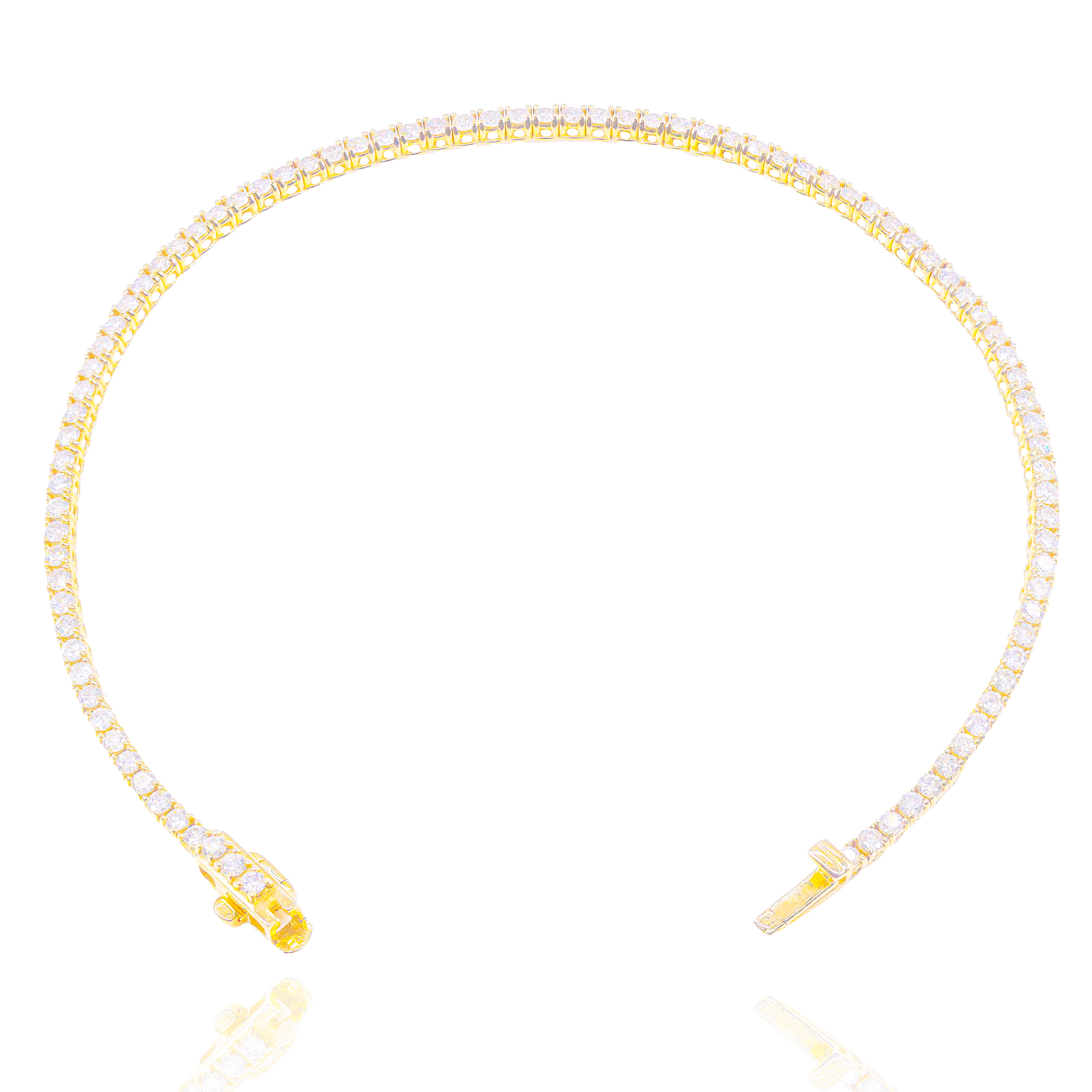 3-Pointer Diamond Tennis Bracelet