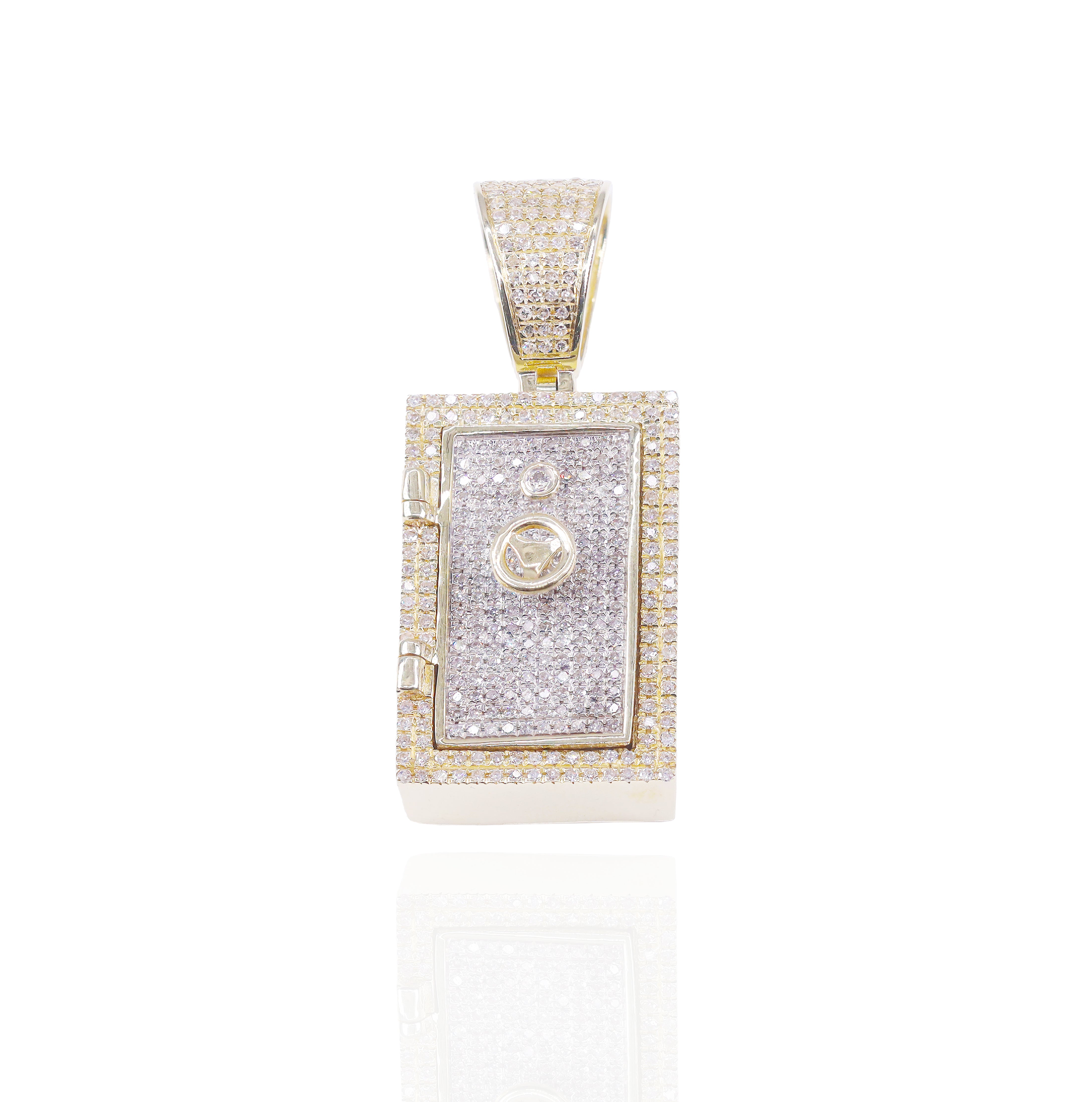 Safe Vault Diamond Pendant