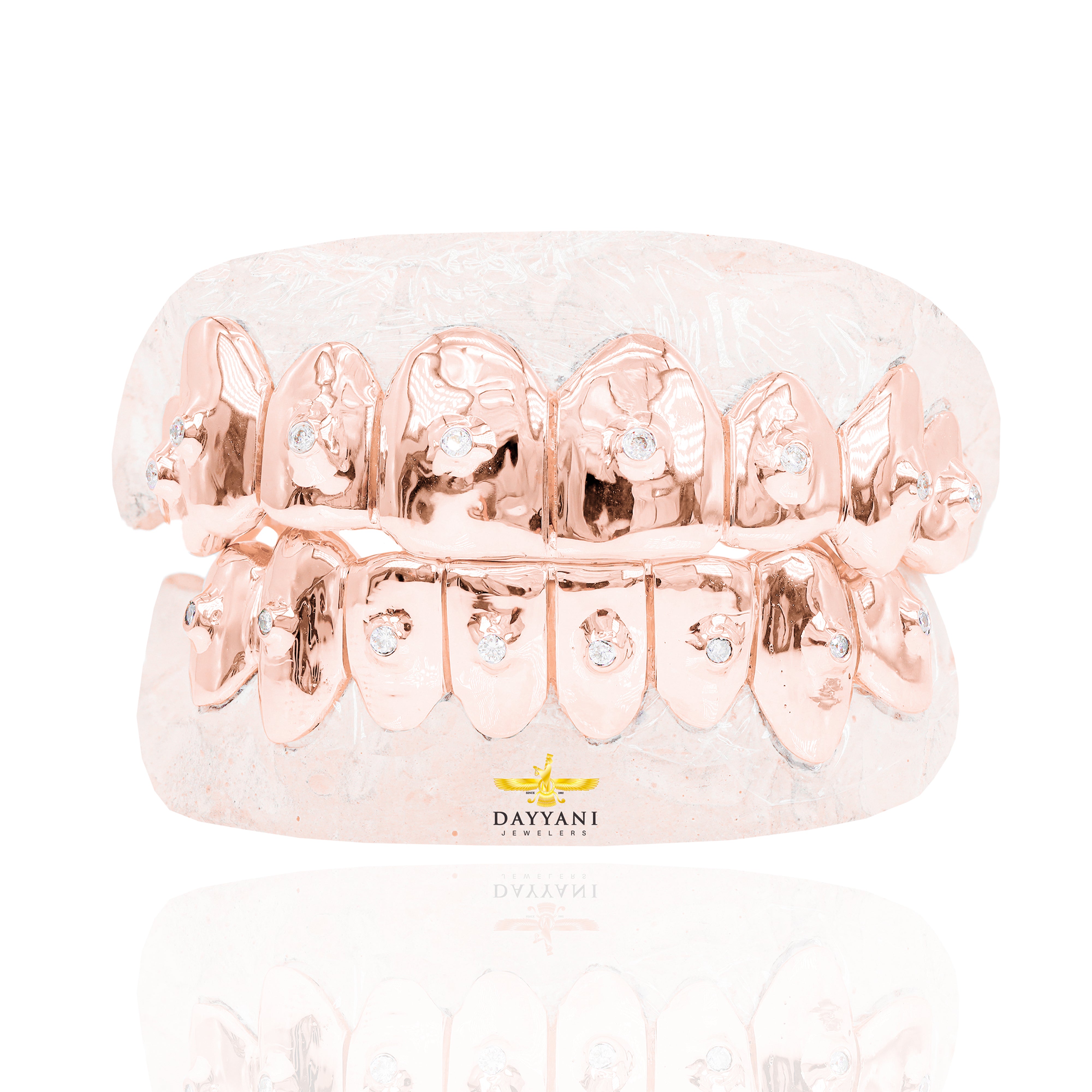 Custom VS Clarity SINGLE Diamond Grillz Solid Gold Grillz
