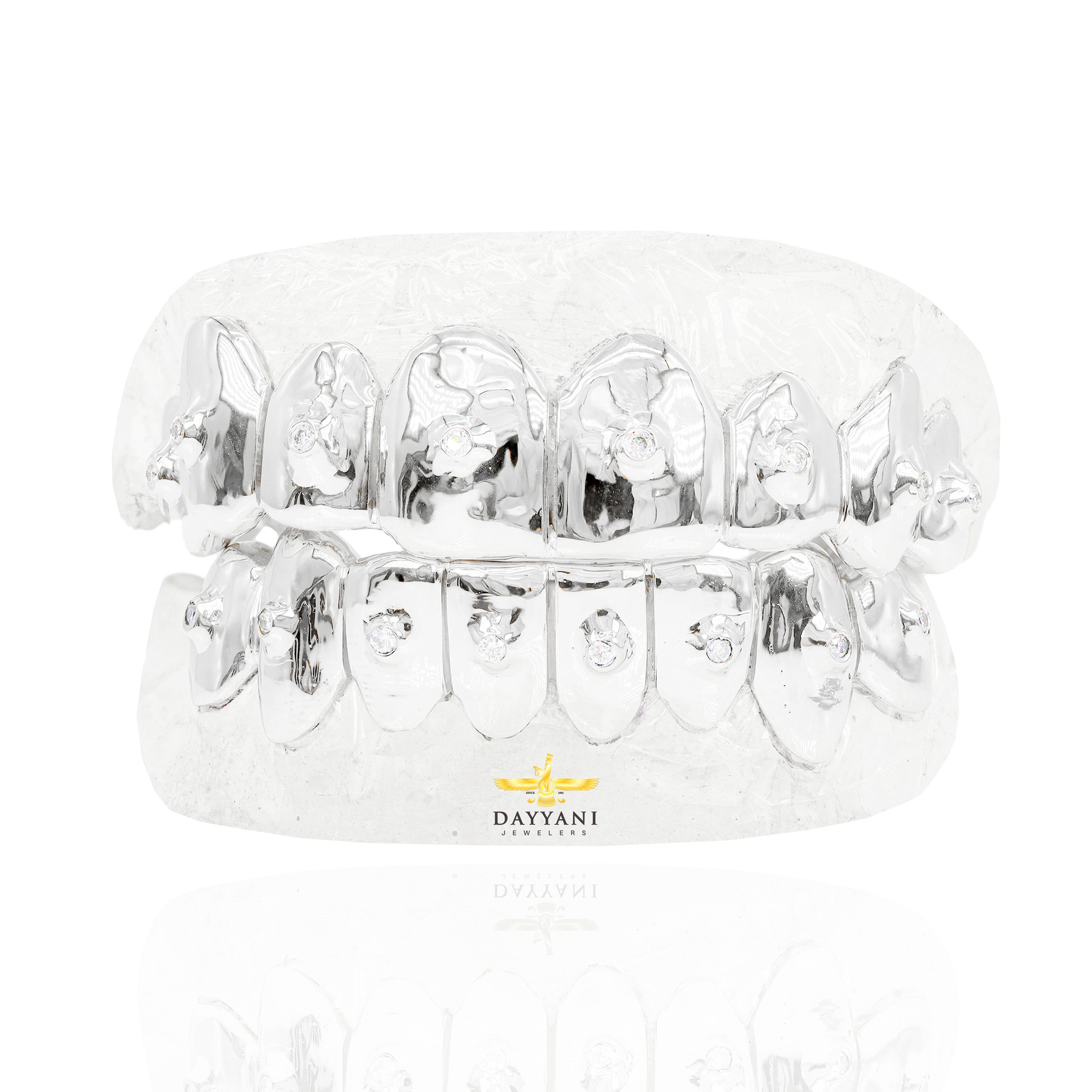 Custom VS Clarity SINGLE Diamond Grillz Solid Gold Grillz