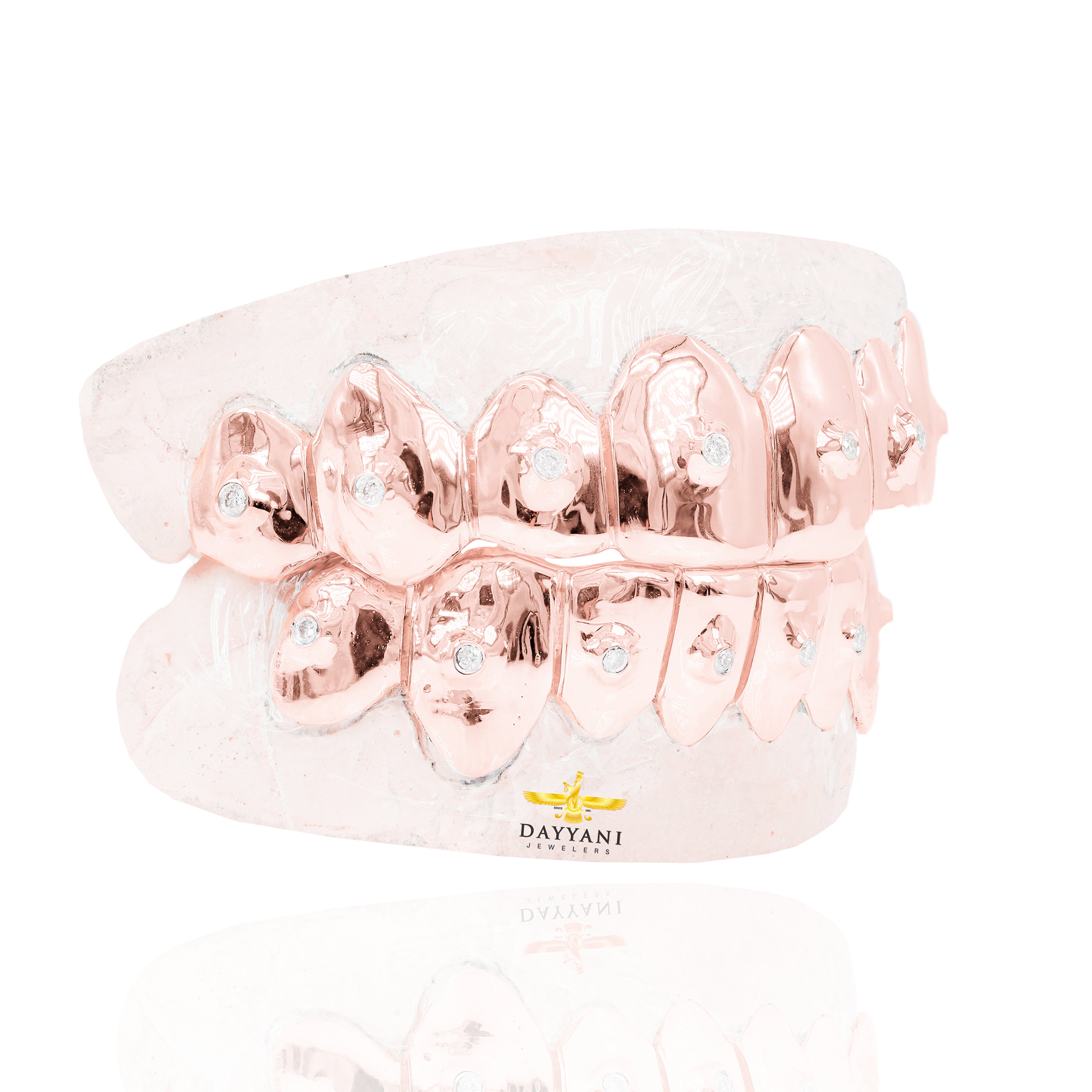 Custom VS Clarity SINGLE Diamond Grillz Solid Gold Grillz