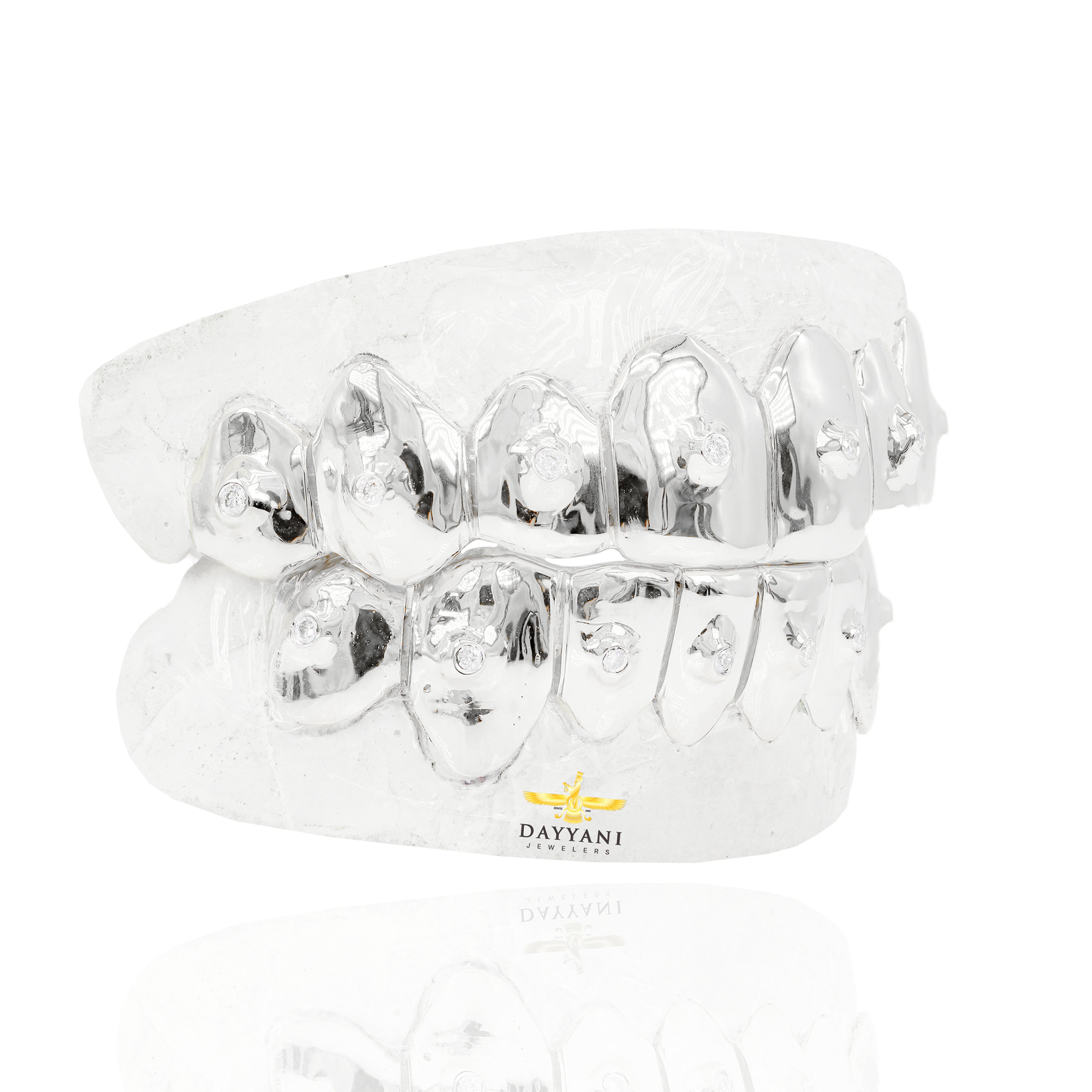 Custom VS Clarity SINGLE Diamond Grillz Solid Gold Grillz