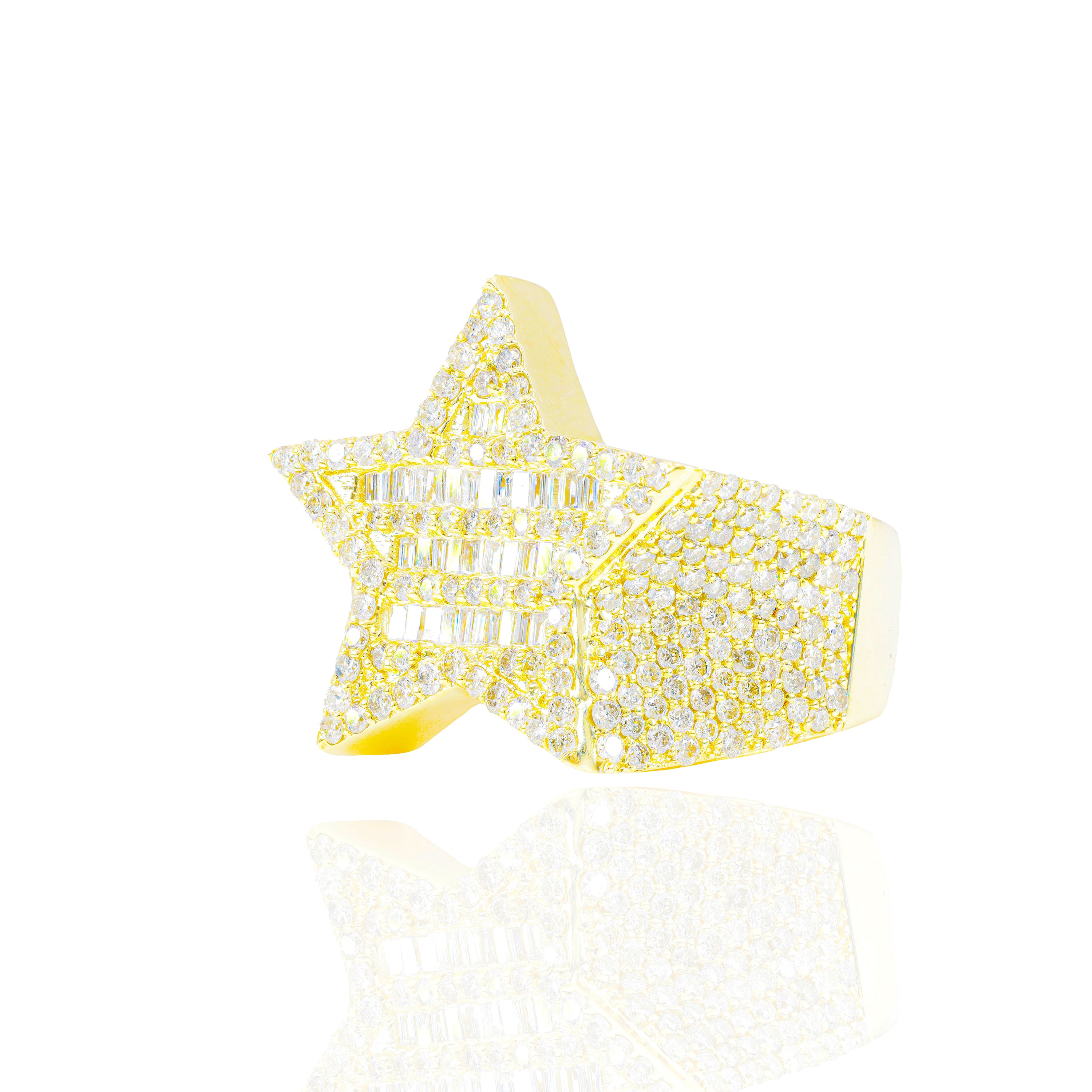 Baguette Star Diamond Ring