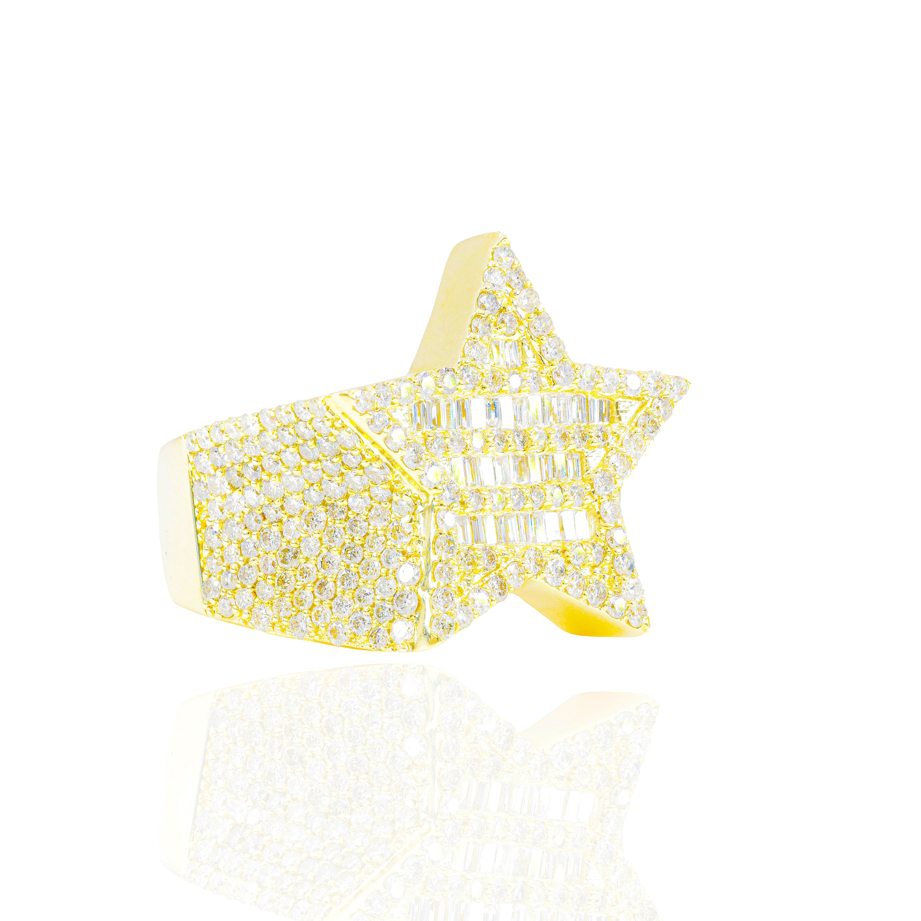 Baguette Star Diamond Ring